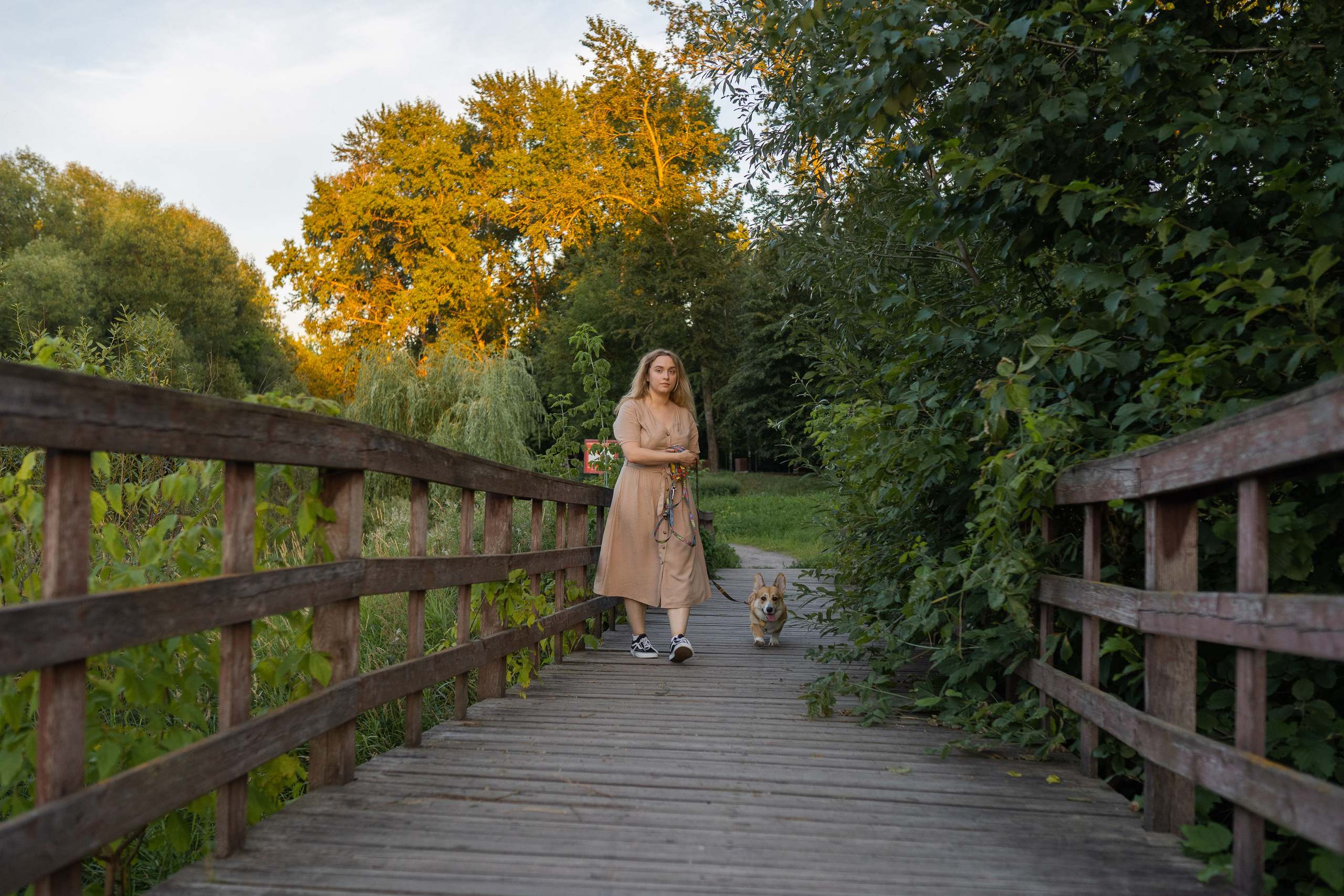 Катя и Боря, Джамгаровский парк. Свадебный фотограф в Москве Анна Полушина