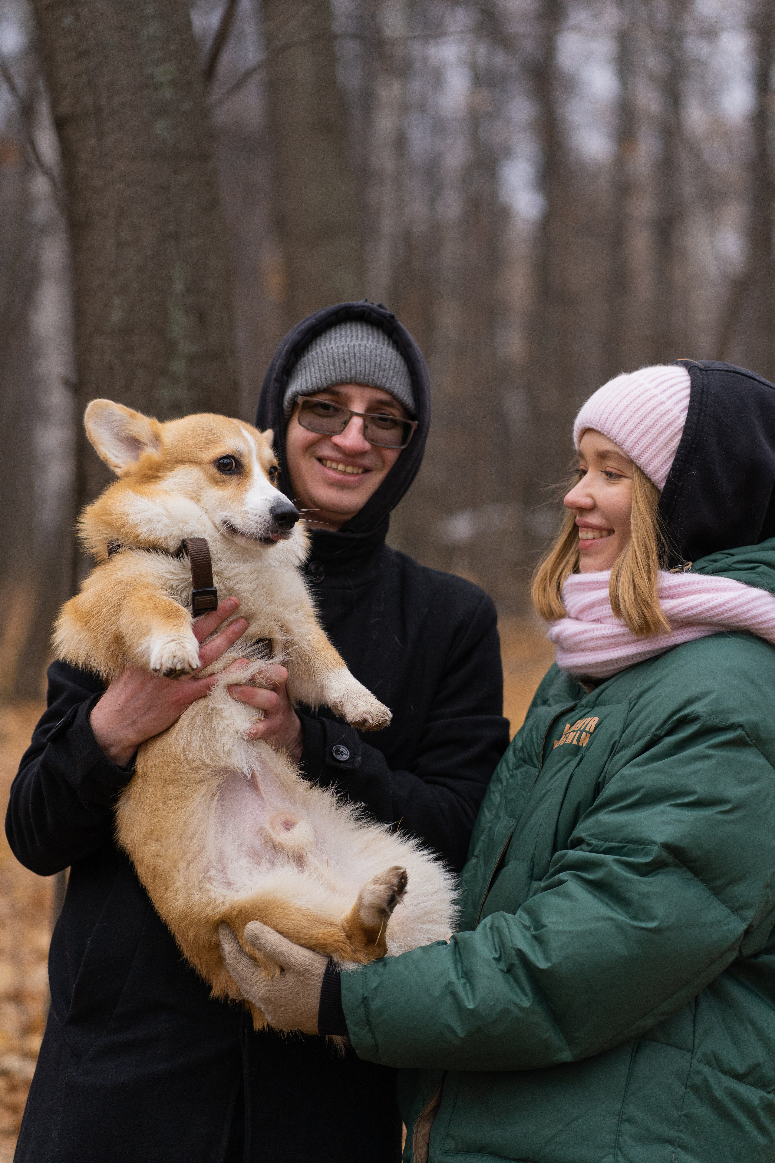 Ульяна, Рома, корги Эйс. Свадебный фотограф в Москве Анна Полушина