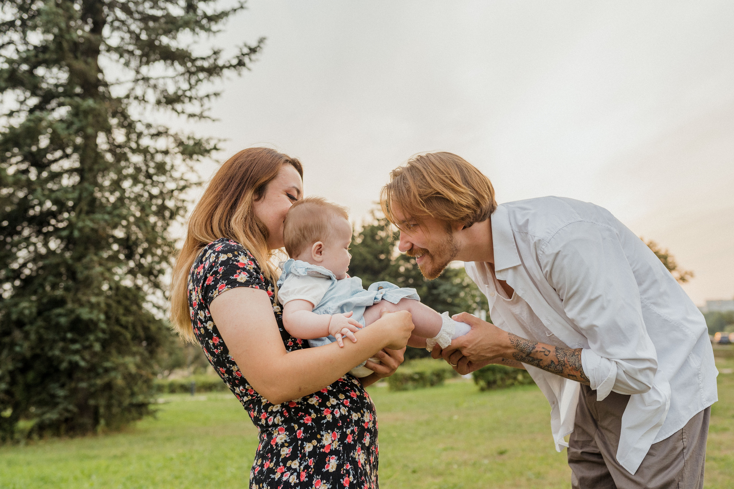 Семейная фотосессия в студии в Москве, семейный фотограф Анна Полушина. Свадебный фотограф в Москве Анна Полушина