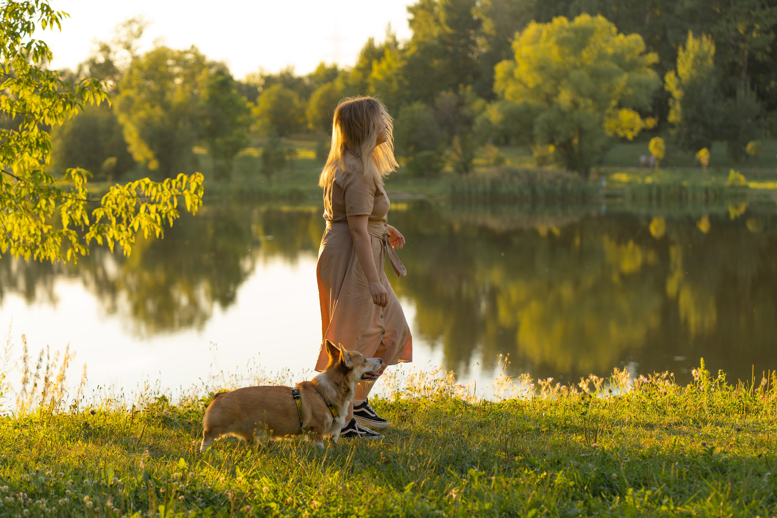 Катя и Боря, Джамгаровский парк. Свадебный фотограф в Москве Анна Полушина