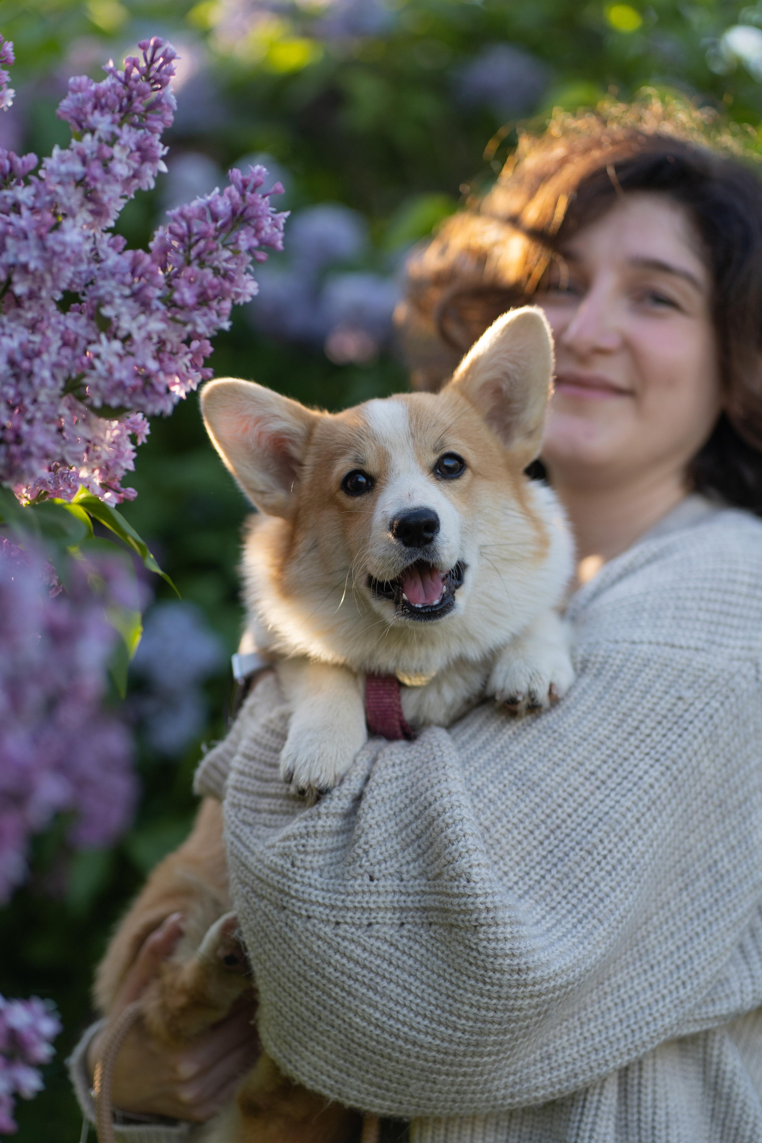 Полина и Стеша, Сиреневый сад. Свадебный фотограф в Москве Анна Полушина