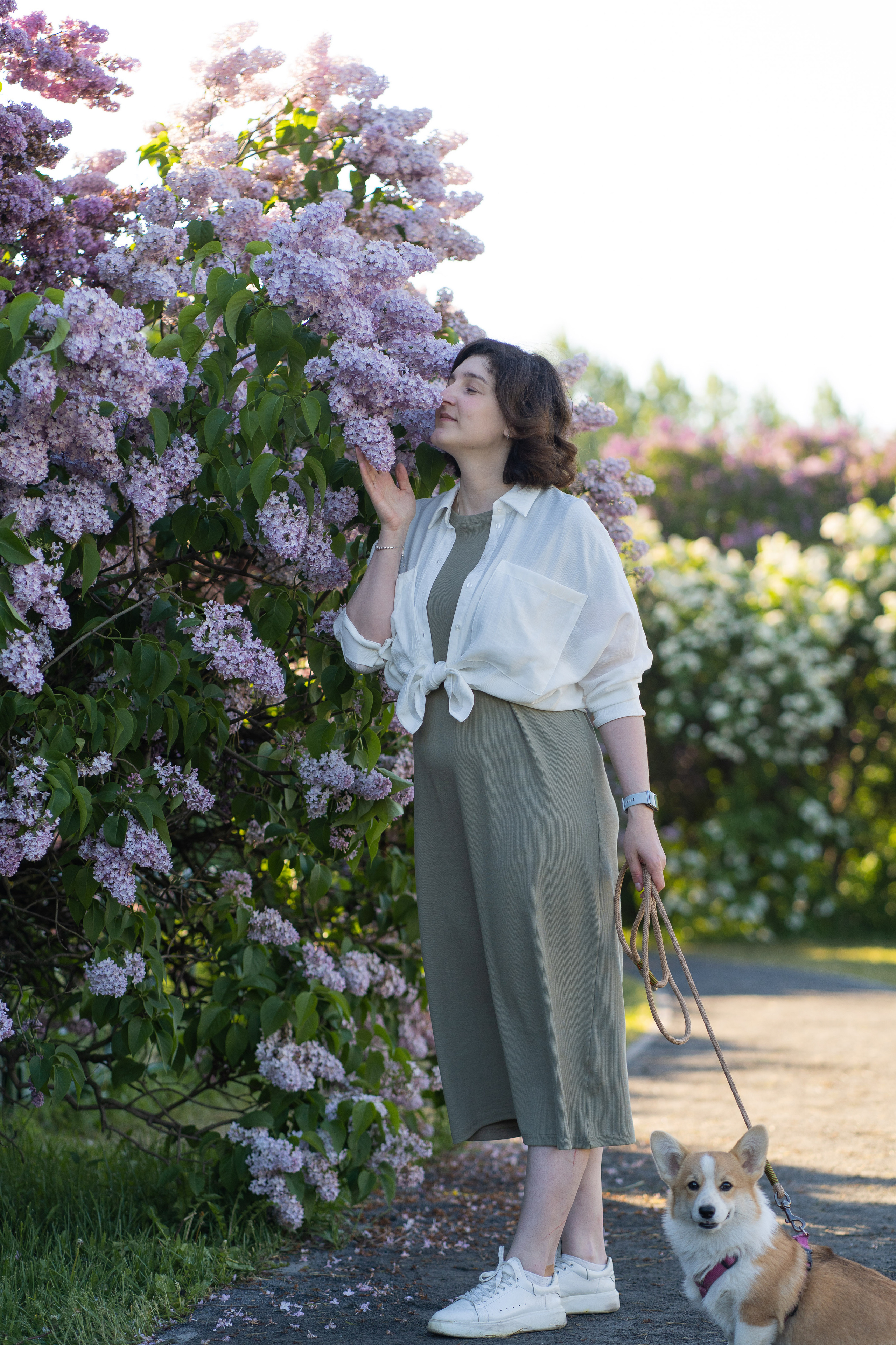 Полина и Стеша, Сиреневый сад. Свадебный фотограф в Москве Анна Полушина