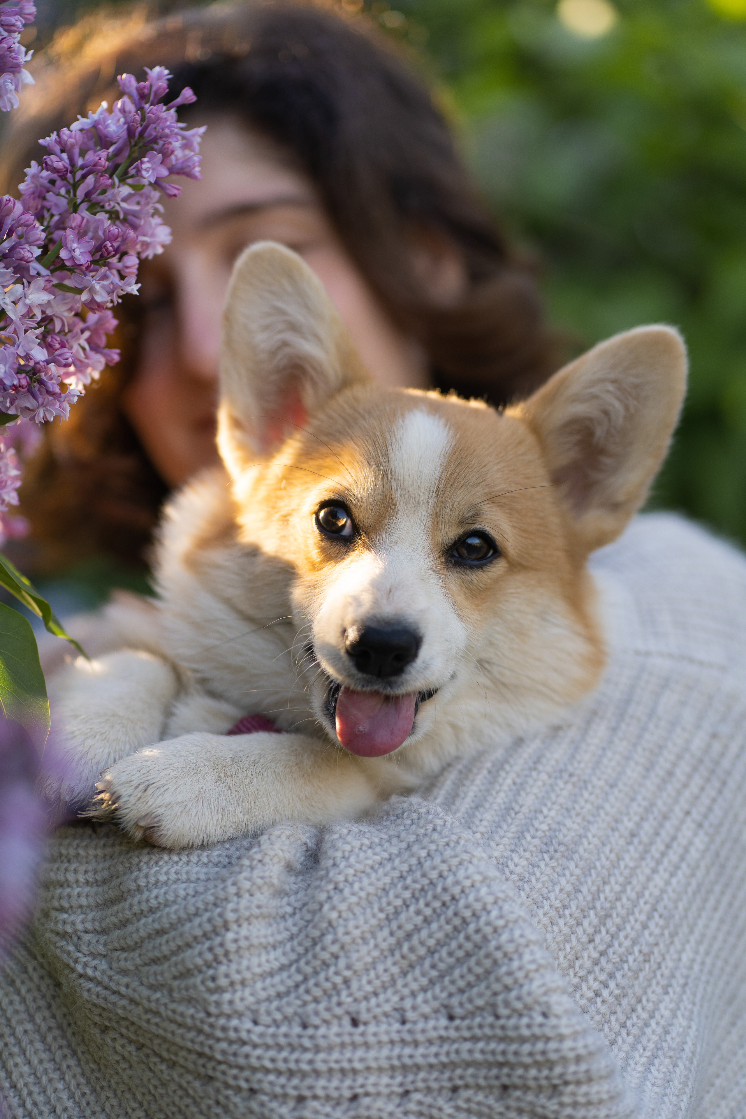 Полина и Стеша, Сиреневый сад. Свадебный фотограф в Москве Анна Полушина