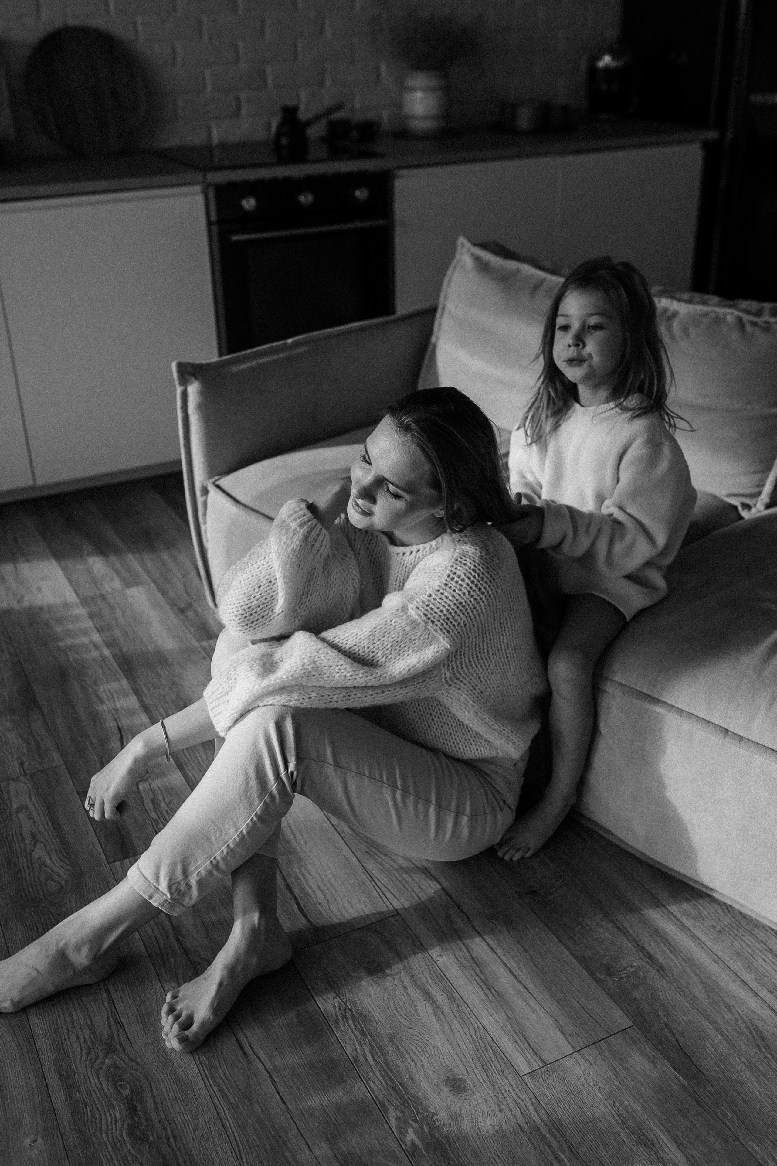 Семейная фотосессия в студии в Москве, семейный фотограф Анна Полушина. Свадебный фотограф в Москве Анна Полушина