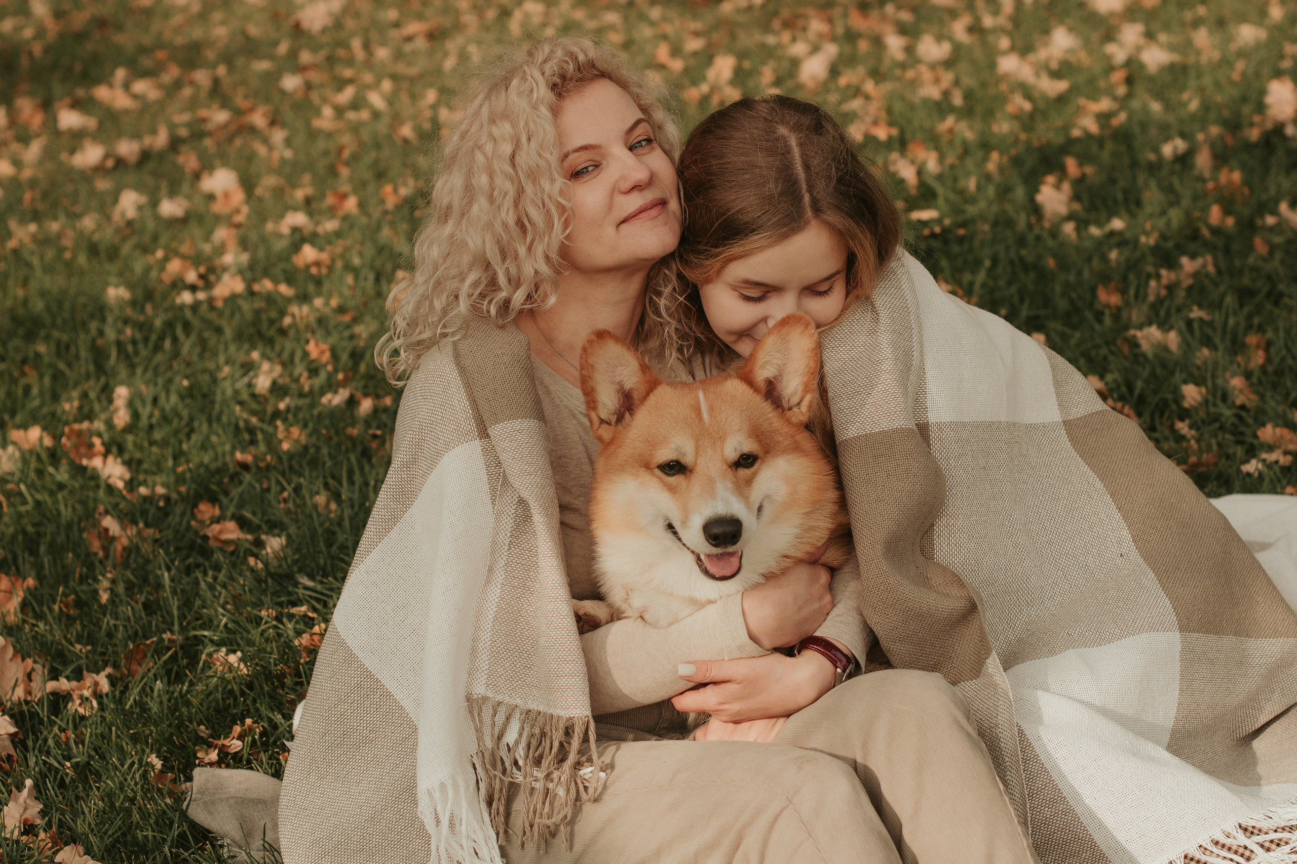 Наташа, Даша и Кевин. Свадебный фотограф в Москве Анна Полушина