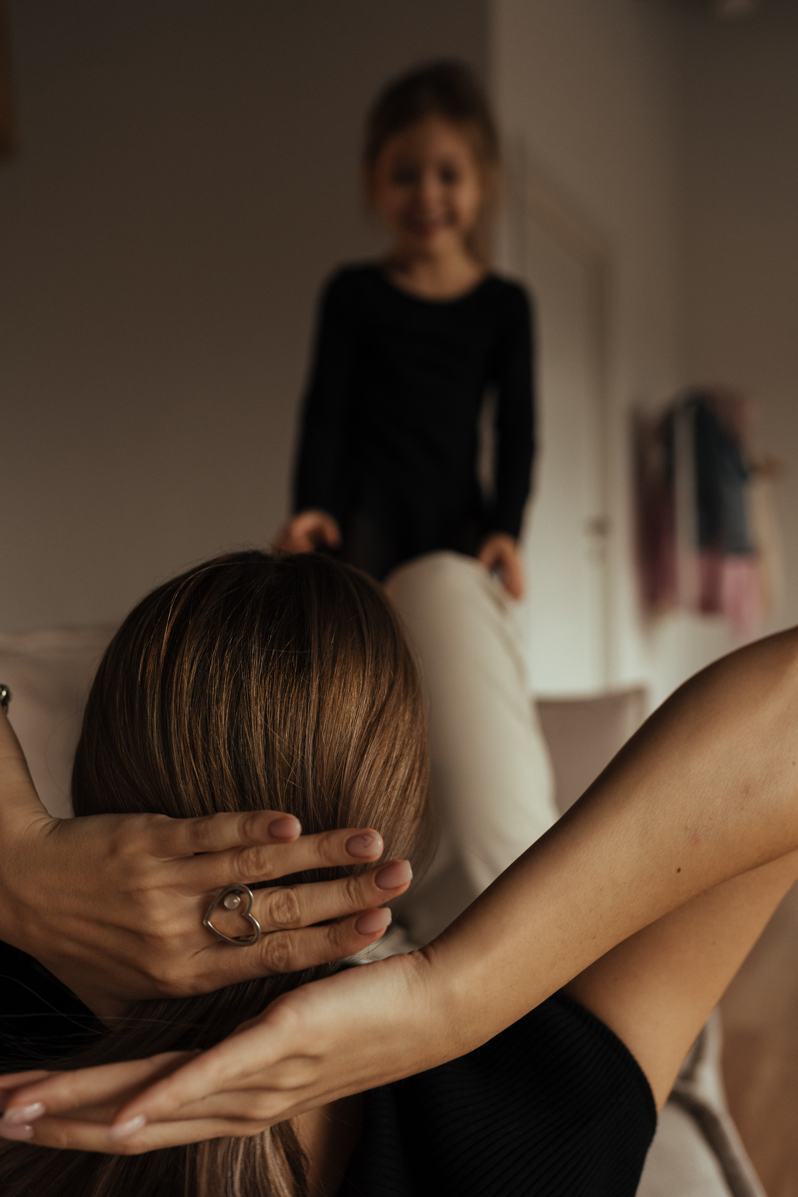 Семейная фотосессия в студии в Москве, семейный фотограф Анна Полушина. Свадебный фотограф в Москве Анна Полушина