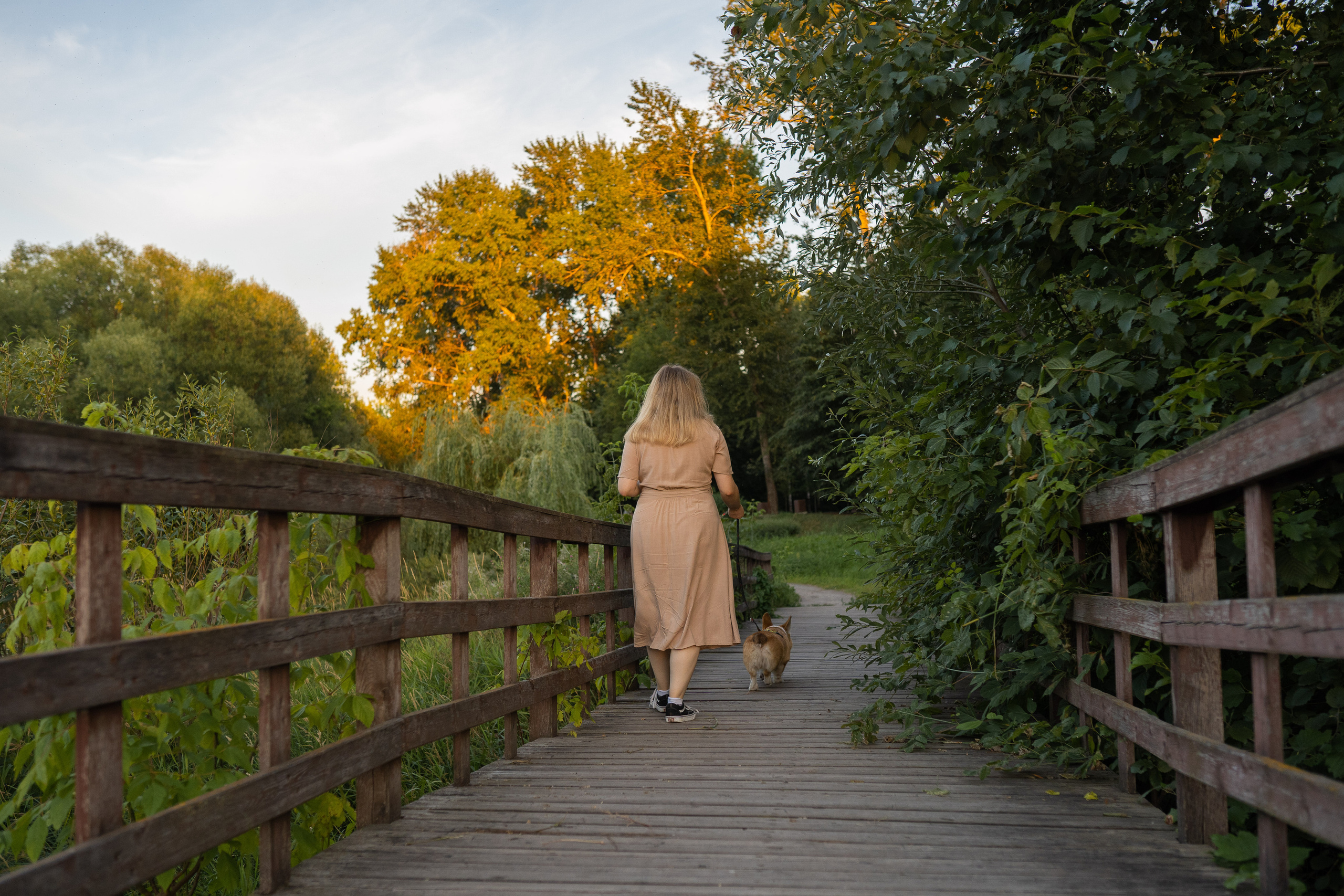 Катя и Боря, Джамгаровский парк. Свадебный фотограф в Москве Анна Полушина