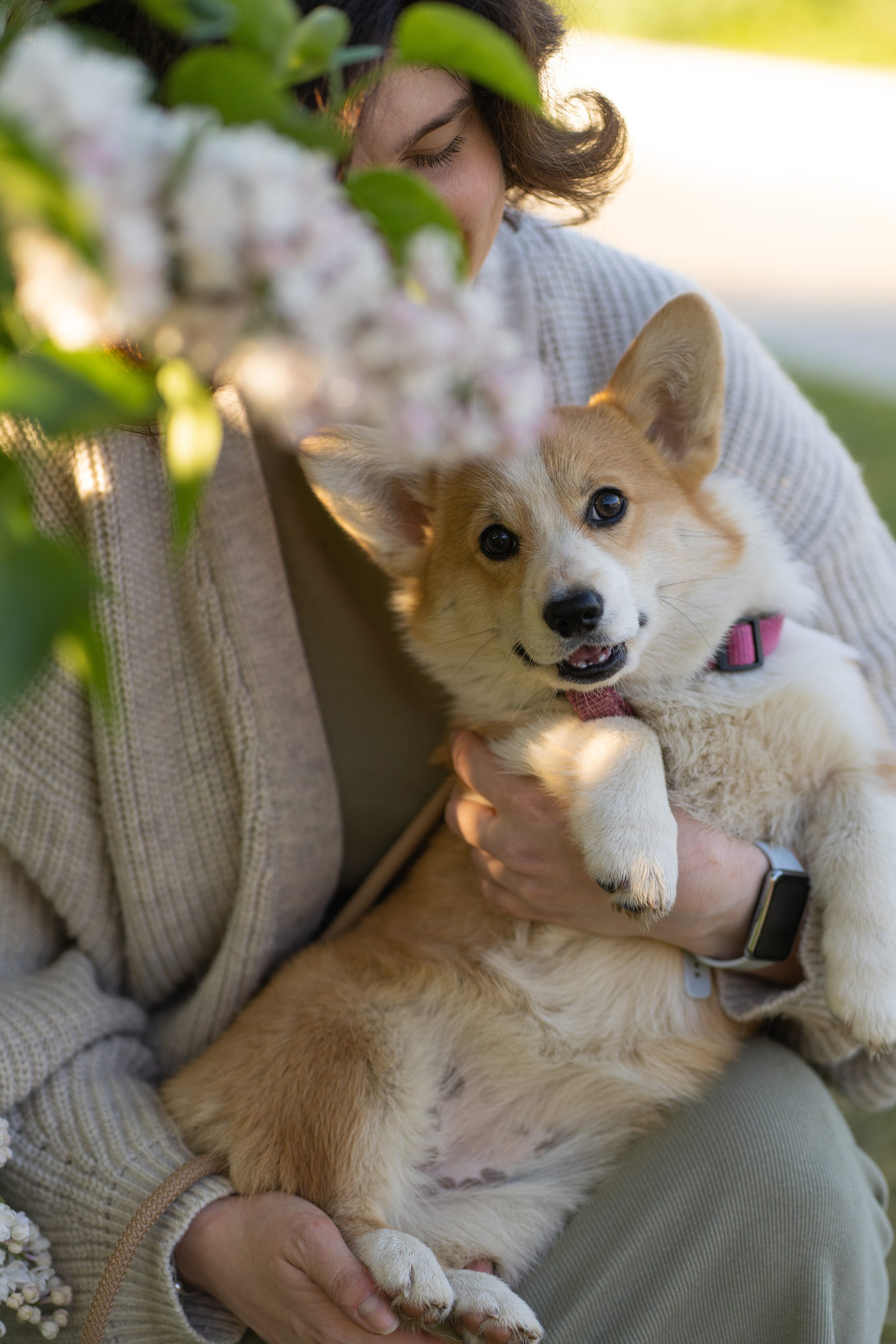 Полина и Стеша, Сиреневый сад. Свадебный фотограф в Москве Анна Полушина
