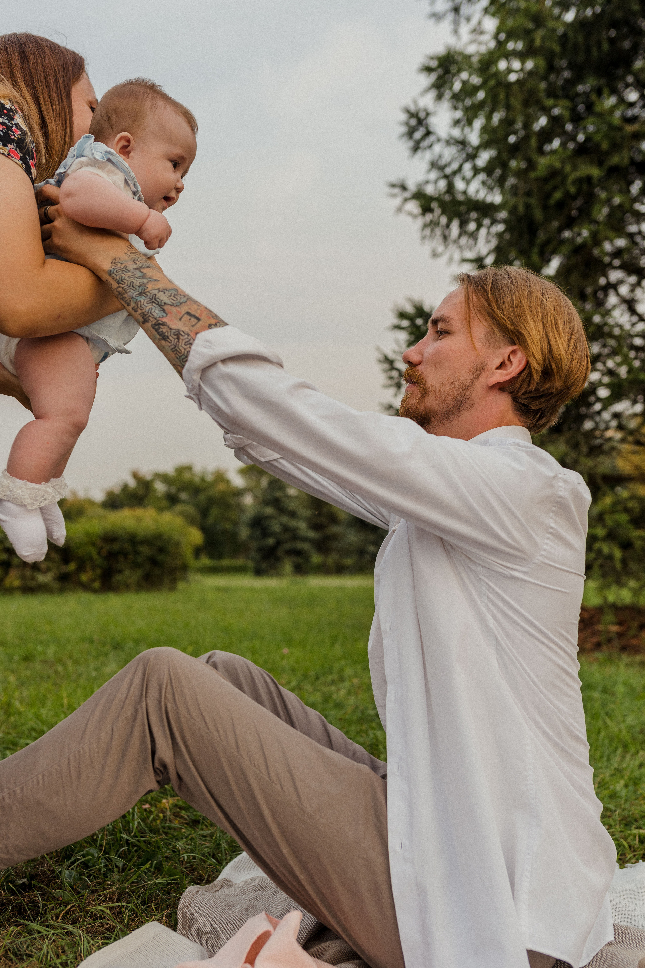 Семейная фотосессия в студии в Москве, семейный фотограф Анна Полушина. Свадебный фотограф в Москве Анна Полушина