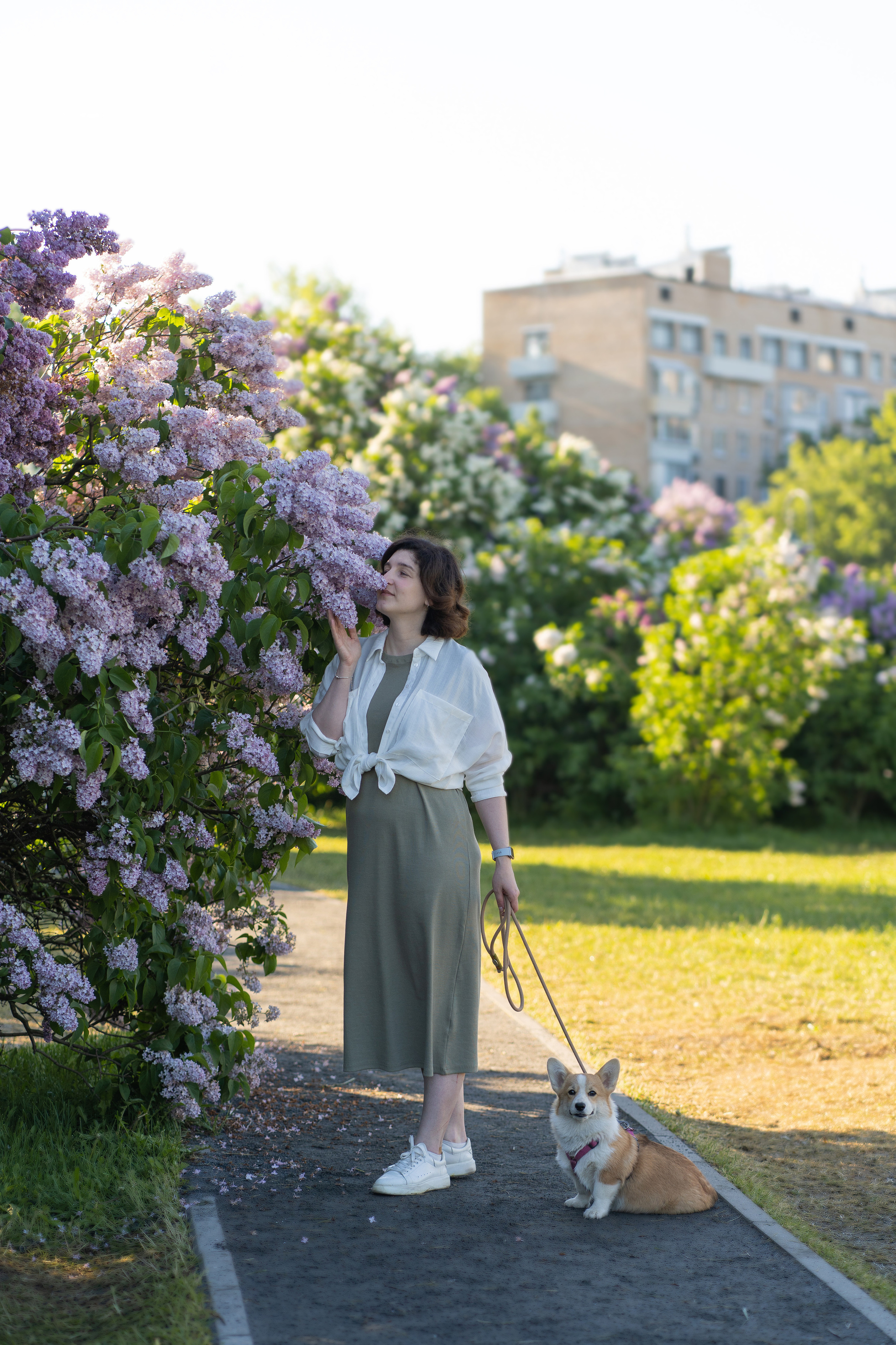 Полина и Стеша, Сиреневый сад. Свадебный фотограф в Москве Анна Полушина