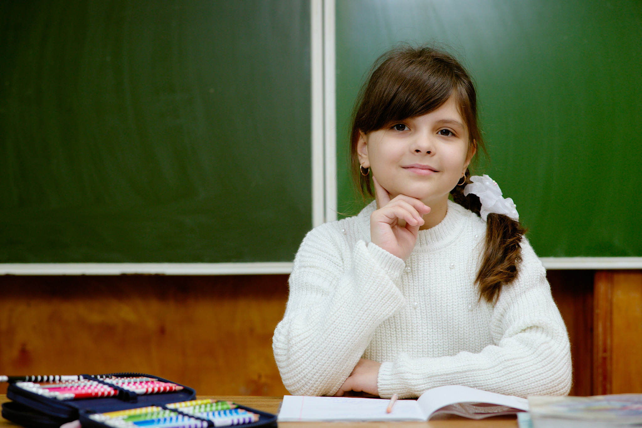 Сьемка в школе для выпускного альбом
