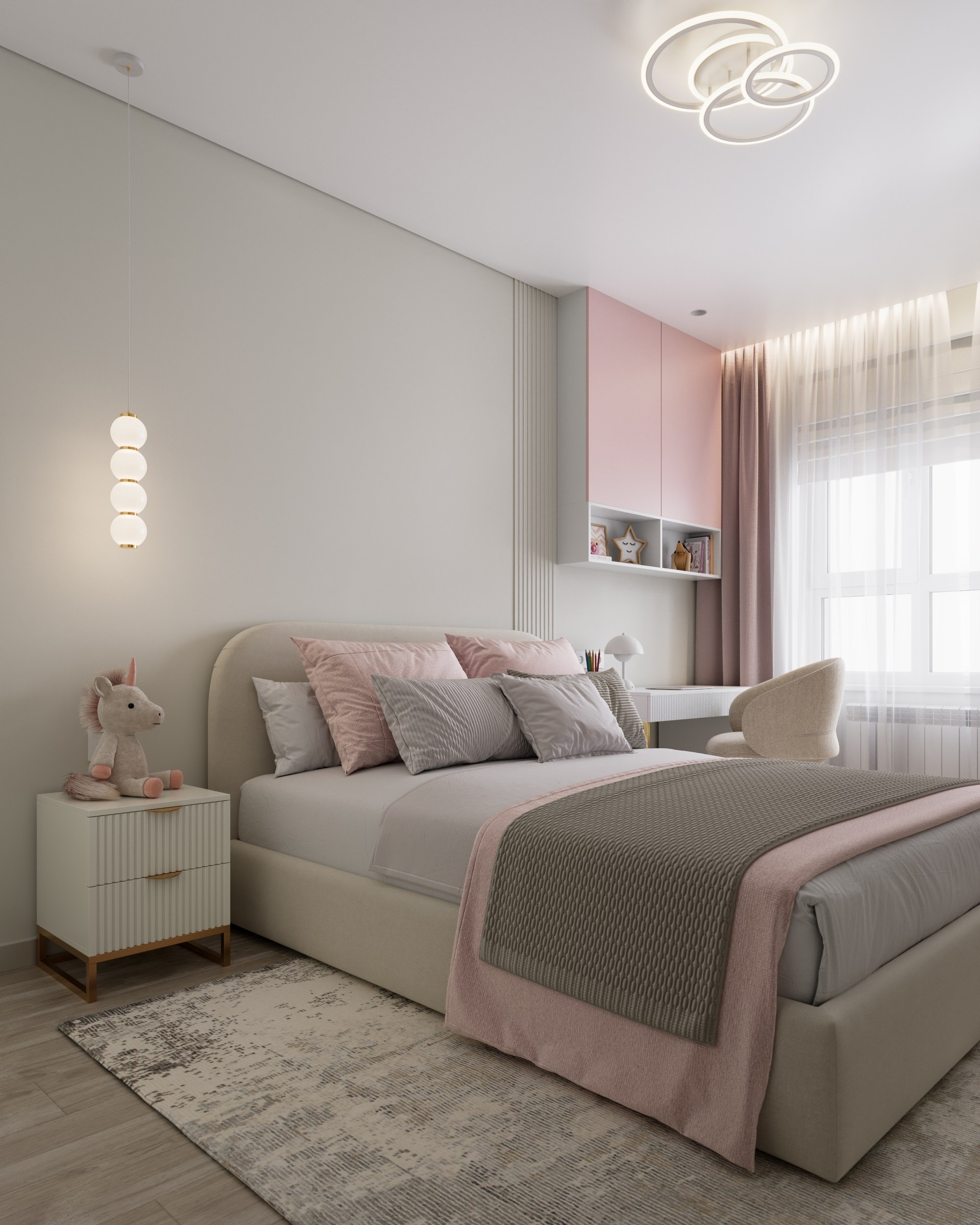 Квартира 70 кв. м. для семьи с ребенком ЖК «Смартполет». Дизайнер интерьеров Ростов-на-Дону Кристина Карпенко