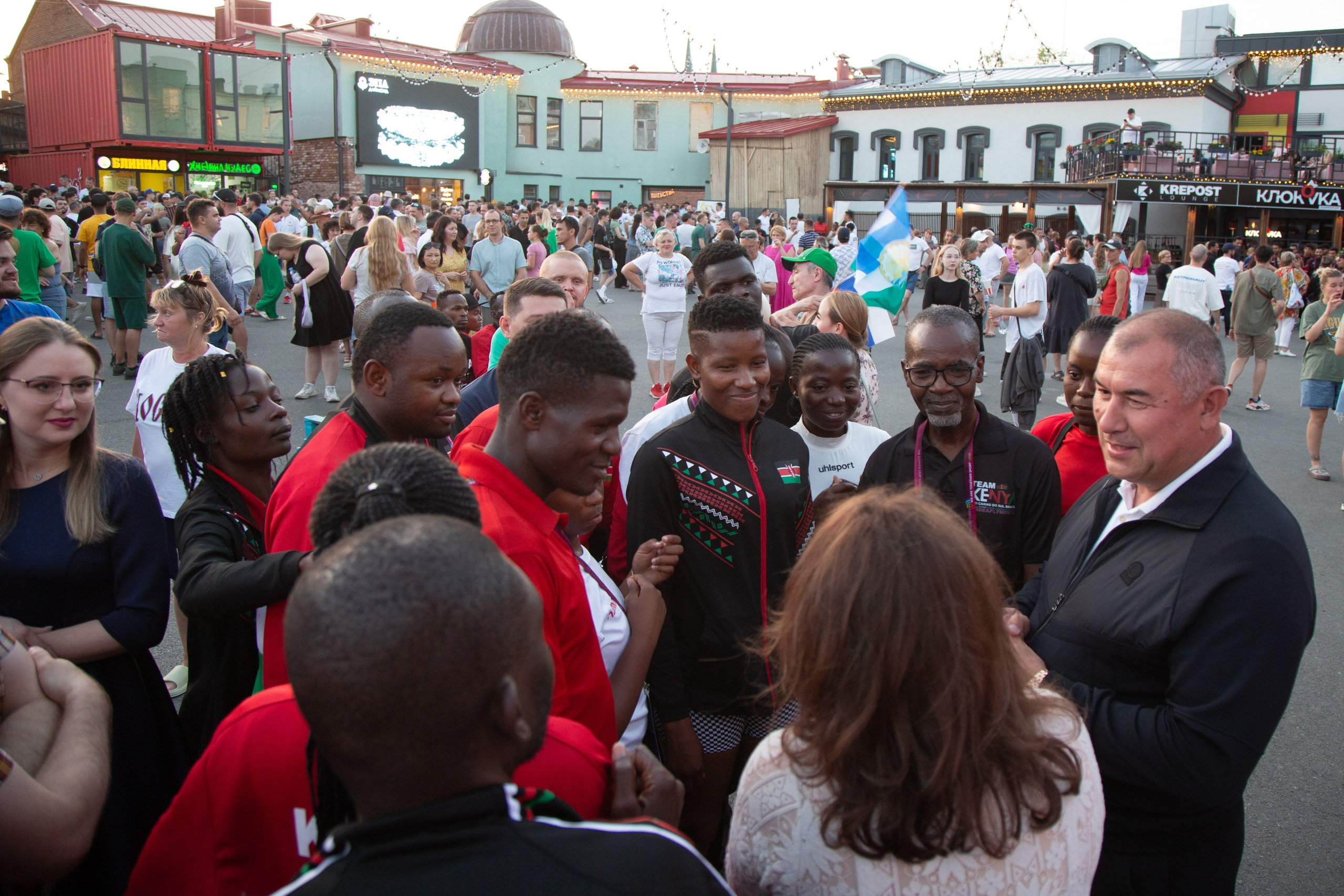 Фотосессия: Всемирные спортивные игры глухонемых,  церемония закрытия