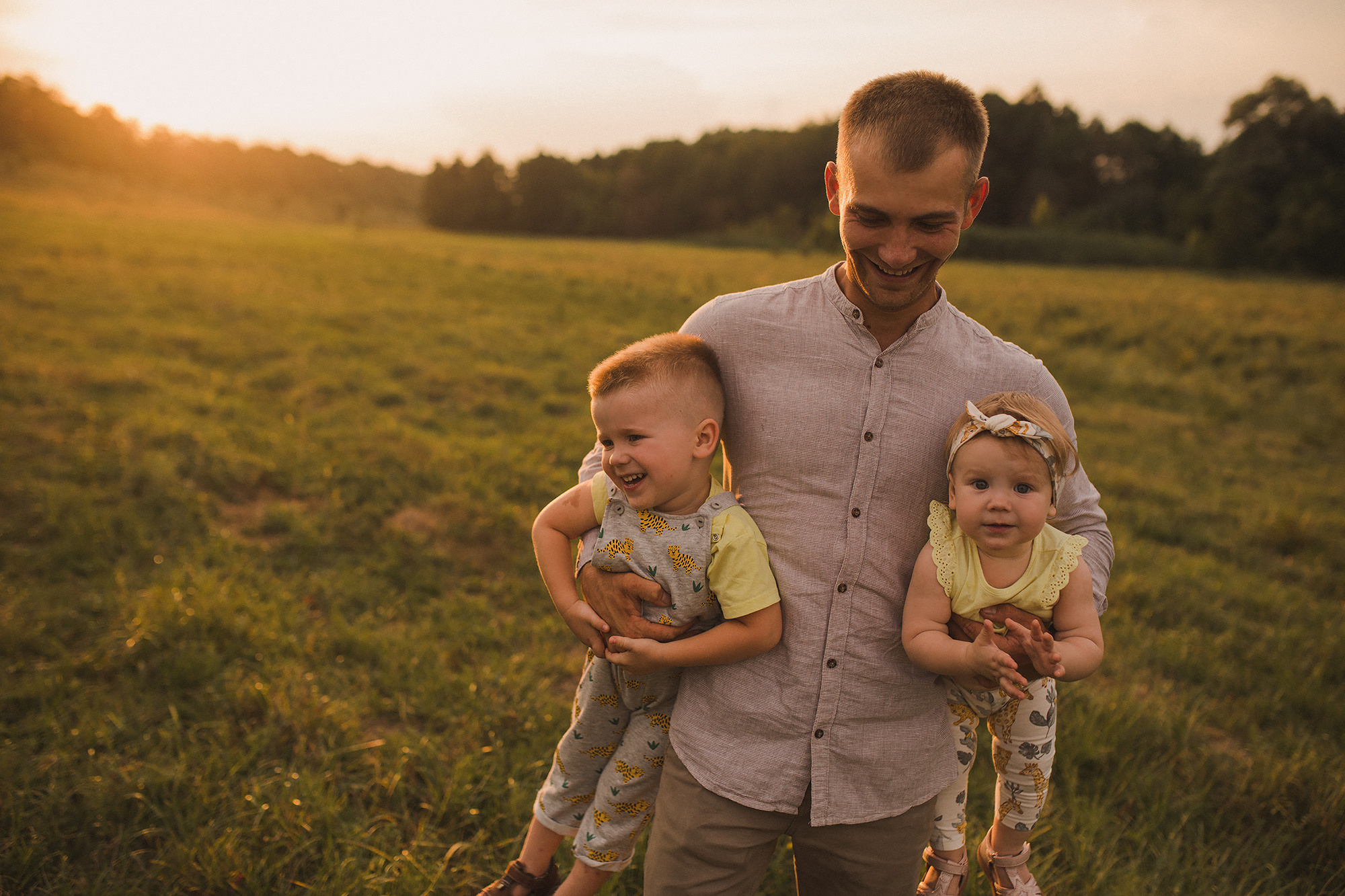 Летний закат. Свадебный и семейный фотограф в Белгороде Евгения Курочкина