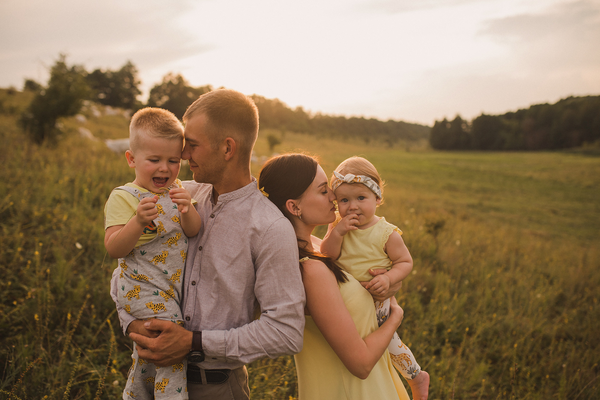 Летний закат. Свадебный и семейный фотограф в Белгороде Евгения Курочкина