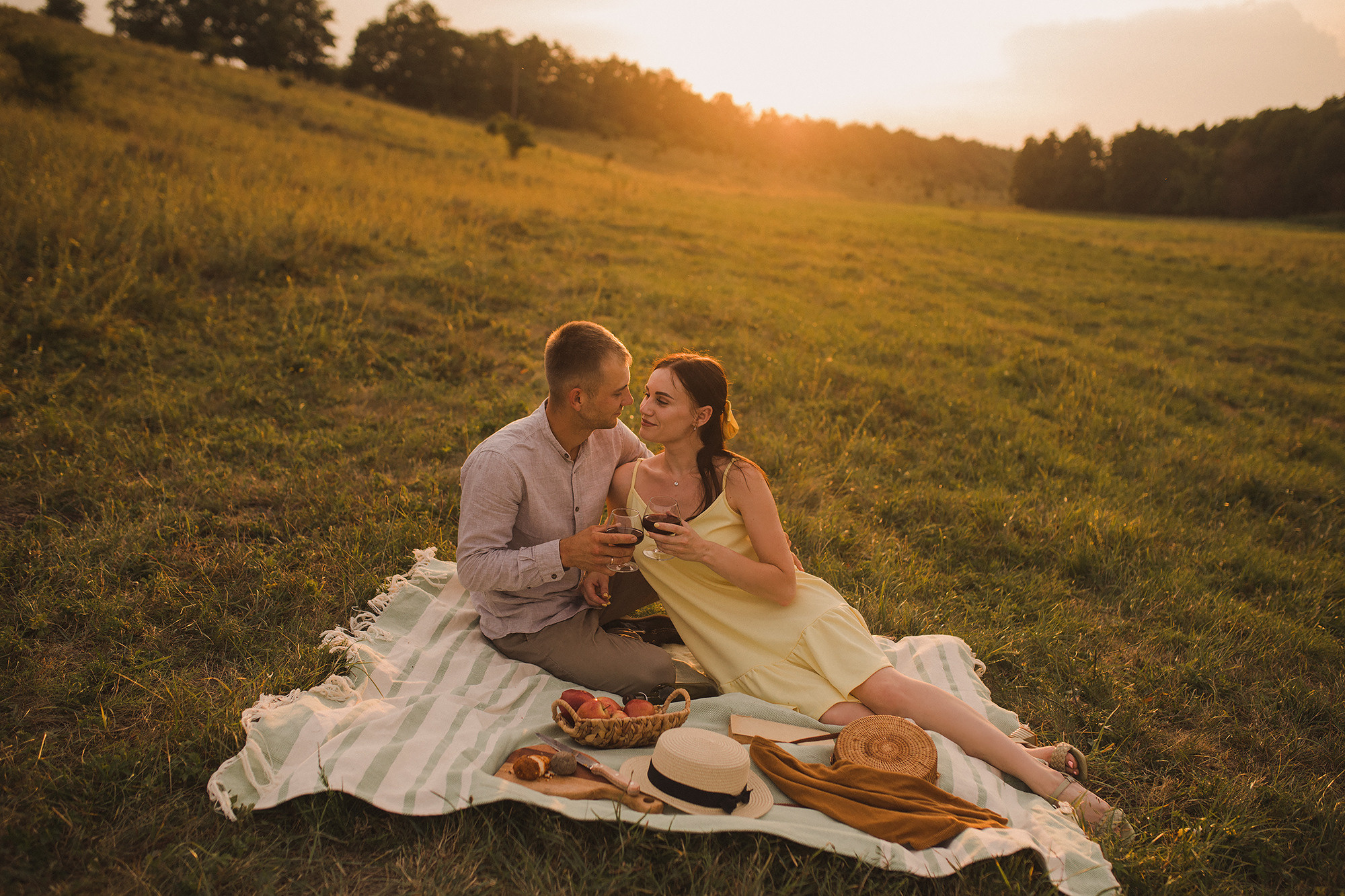 Летний закат. Свадебный и семейный фотограф в Белгороде Евгения Курочкина