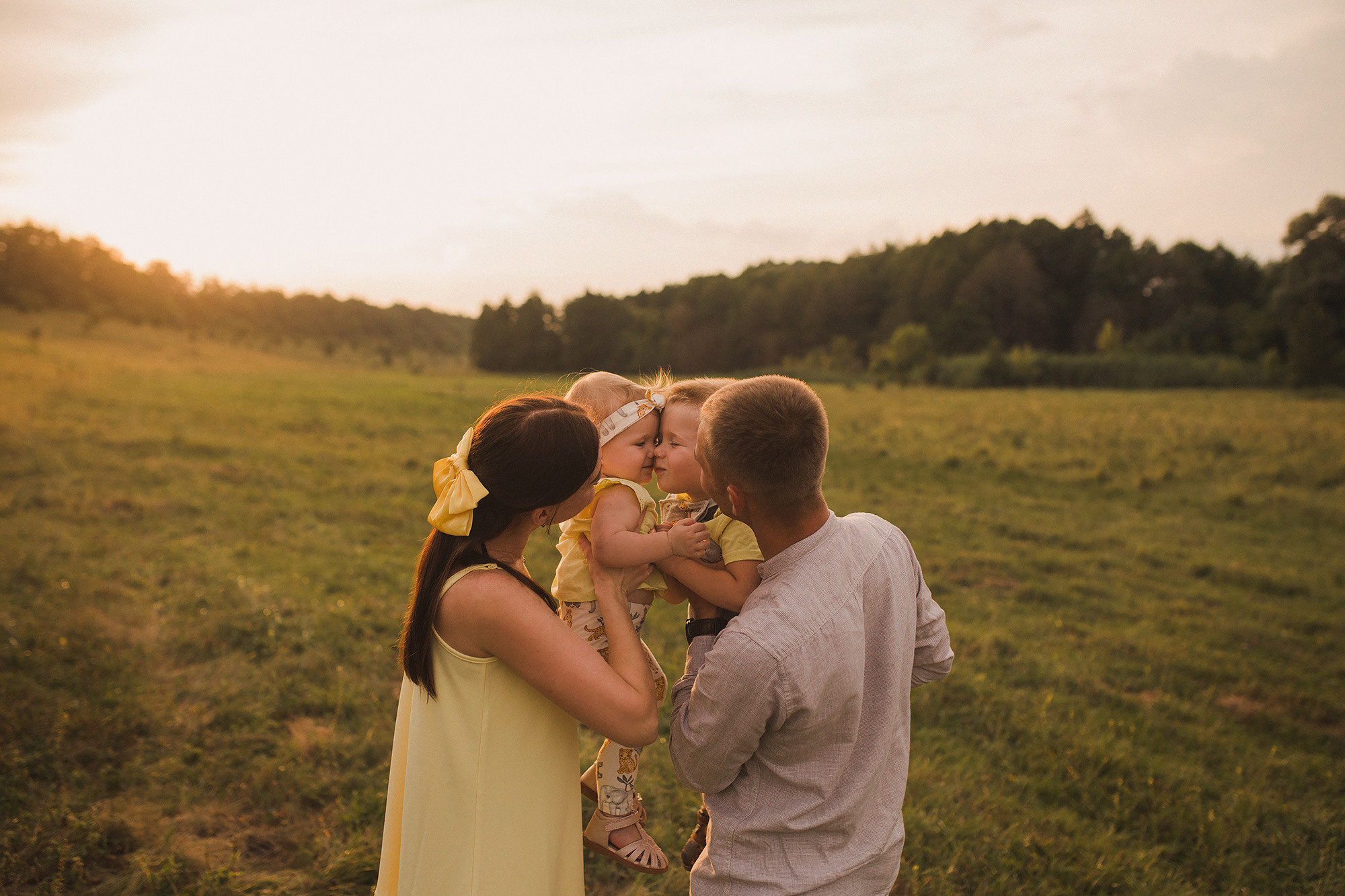 Летний закат. Свадебный и семейный фотограф в Белгороде Евгения Курочкина