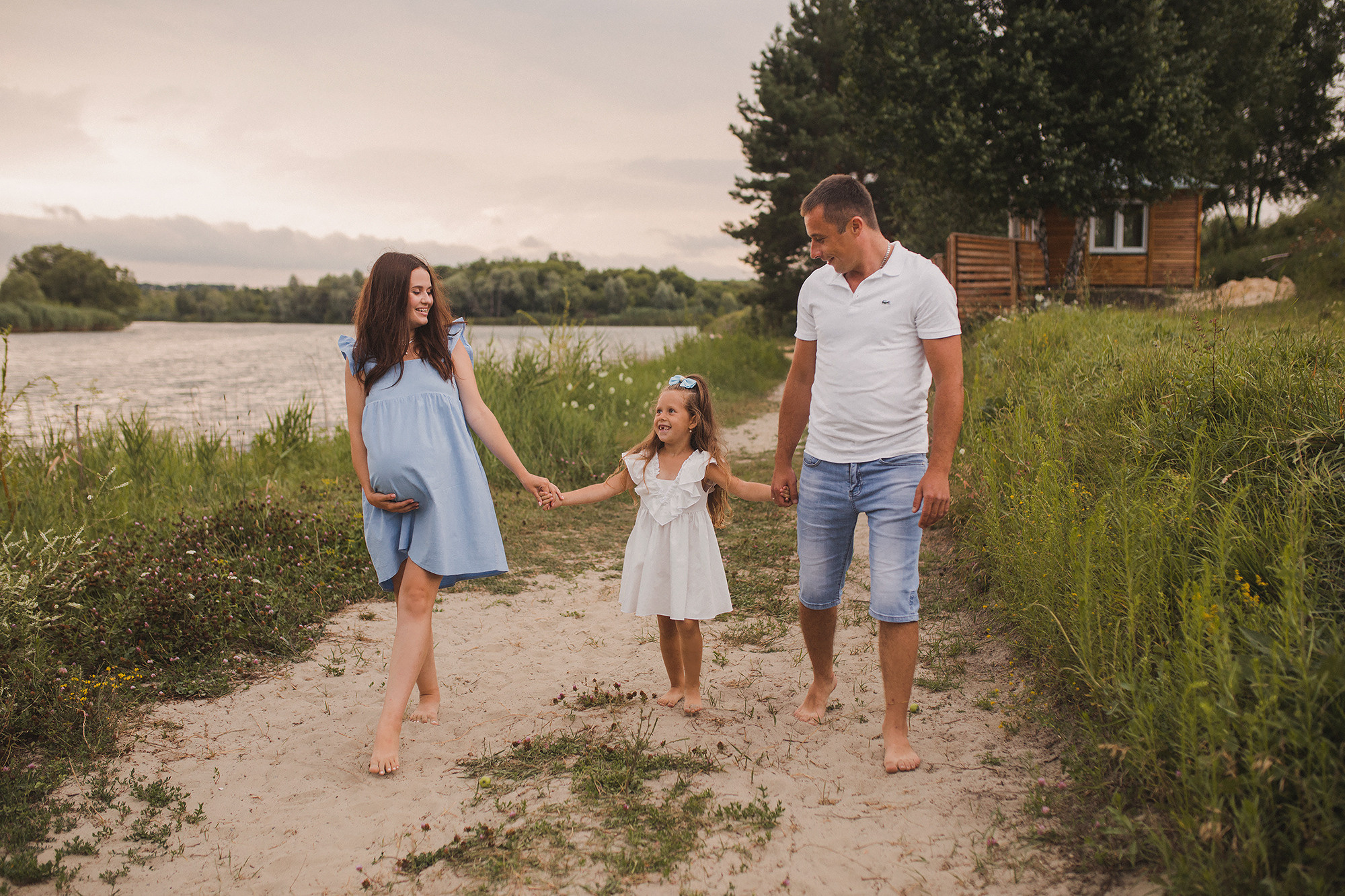 Сергей, Алина, Милана. Свадебный и семейный фотограф в Белгороде Евгения Курочкина
