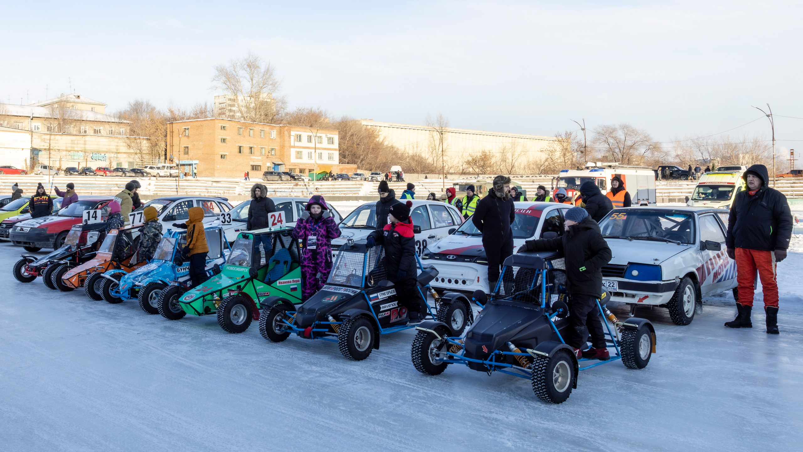 Автогонки «Трек 400» на льду. Bertran Ordo