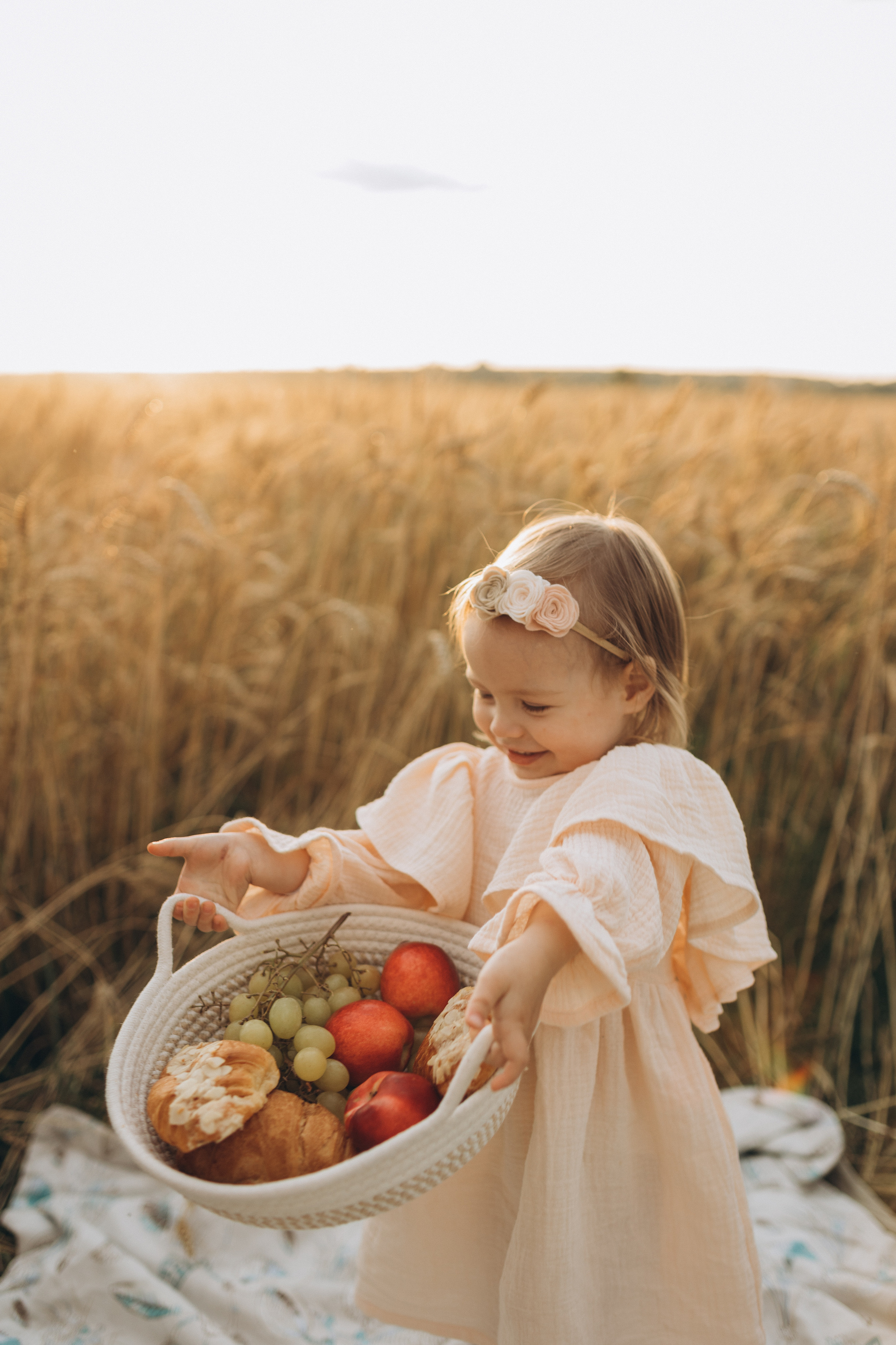 В поле пшеницы. Семейный фотограф Мария Маркова Москва и Одинцово