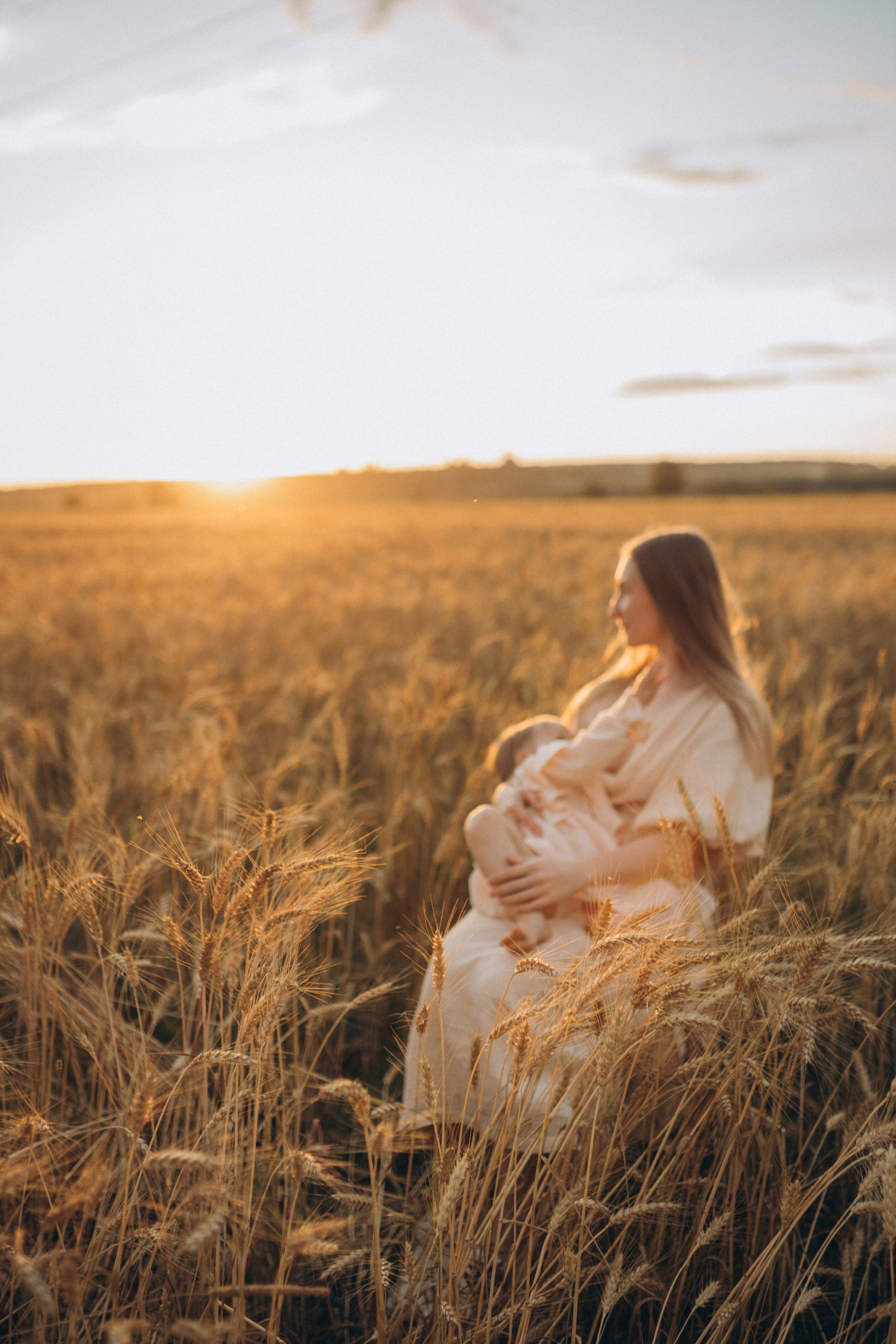 В поле пшеницы. Семейный фотограф Мария Маркова Москва и Одинцово