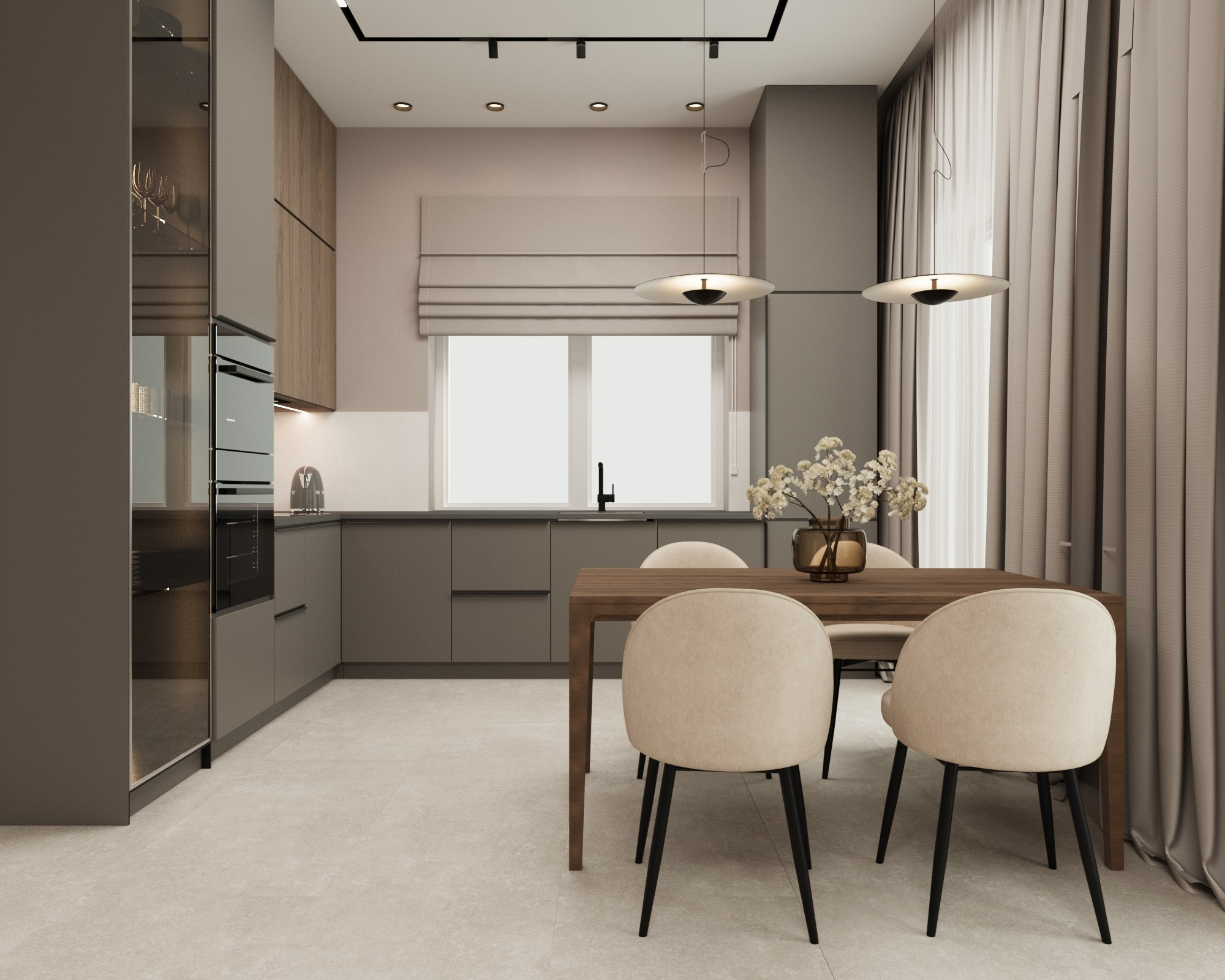 Загородный дом в Ленинградской области. Дизайнер интерьеров в Санкт-Петербурге 🏠