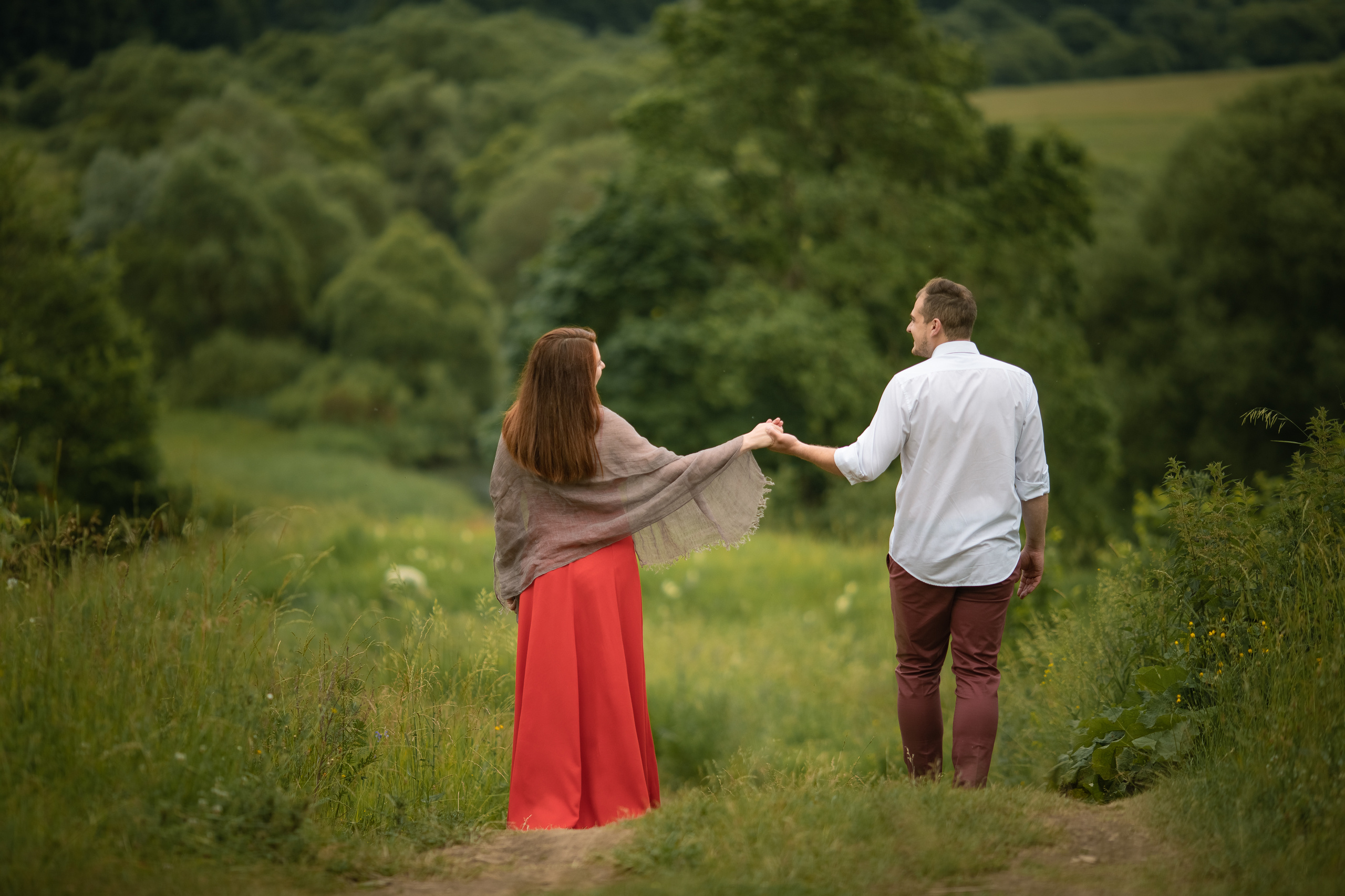 Фотопрогулка для Ольги и Владимира. Женский семейный фотограф Тула Москва Захарова Анна