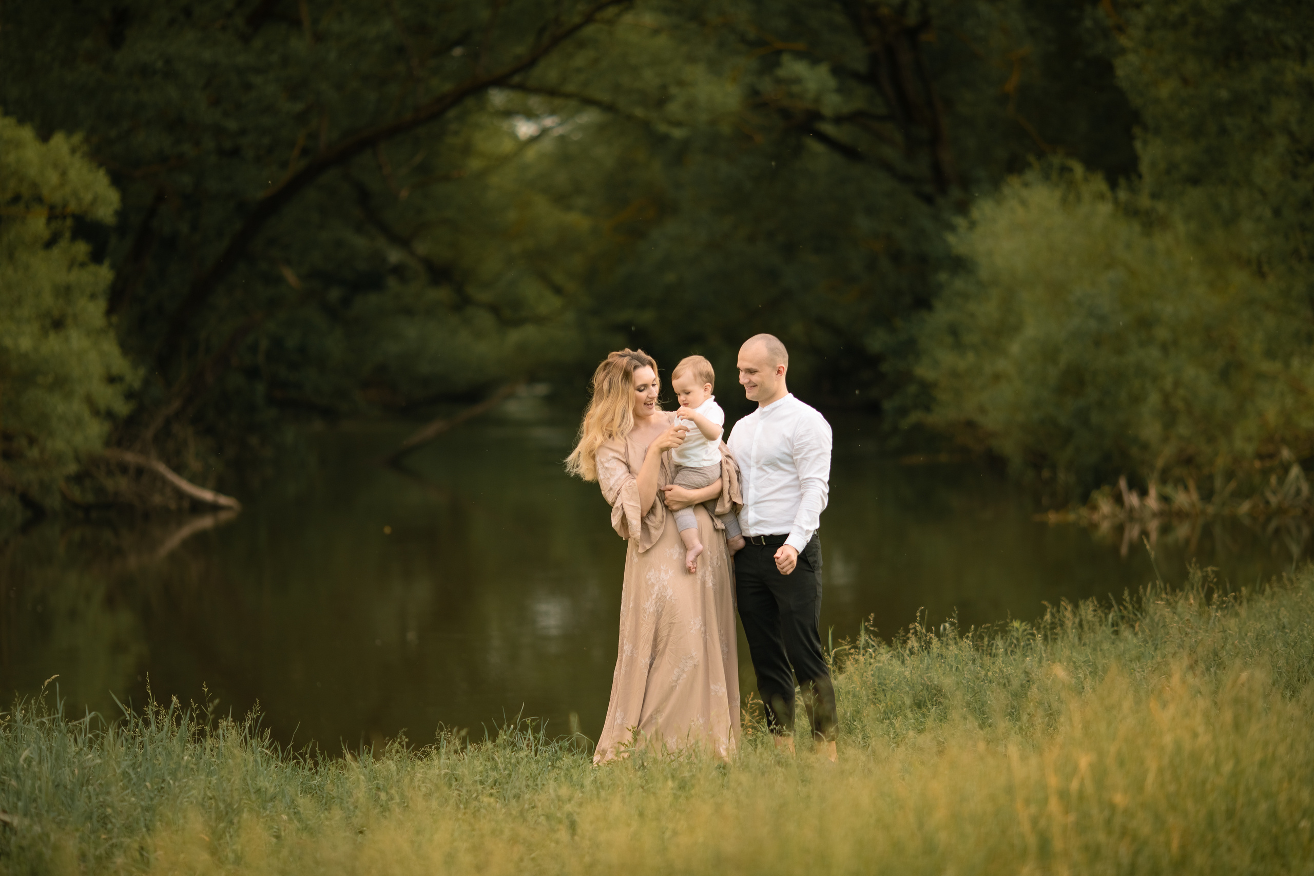 Фотопрогулка для Павла, Ольги и маленького Саши. Женский семейный фотограф Тула Москва Захарова Анна