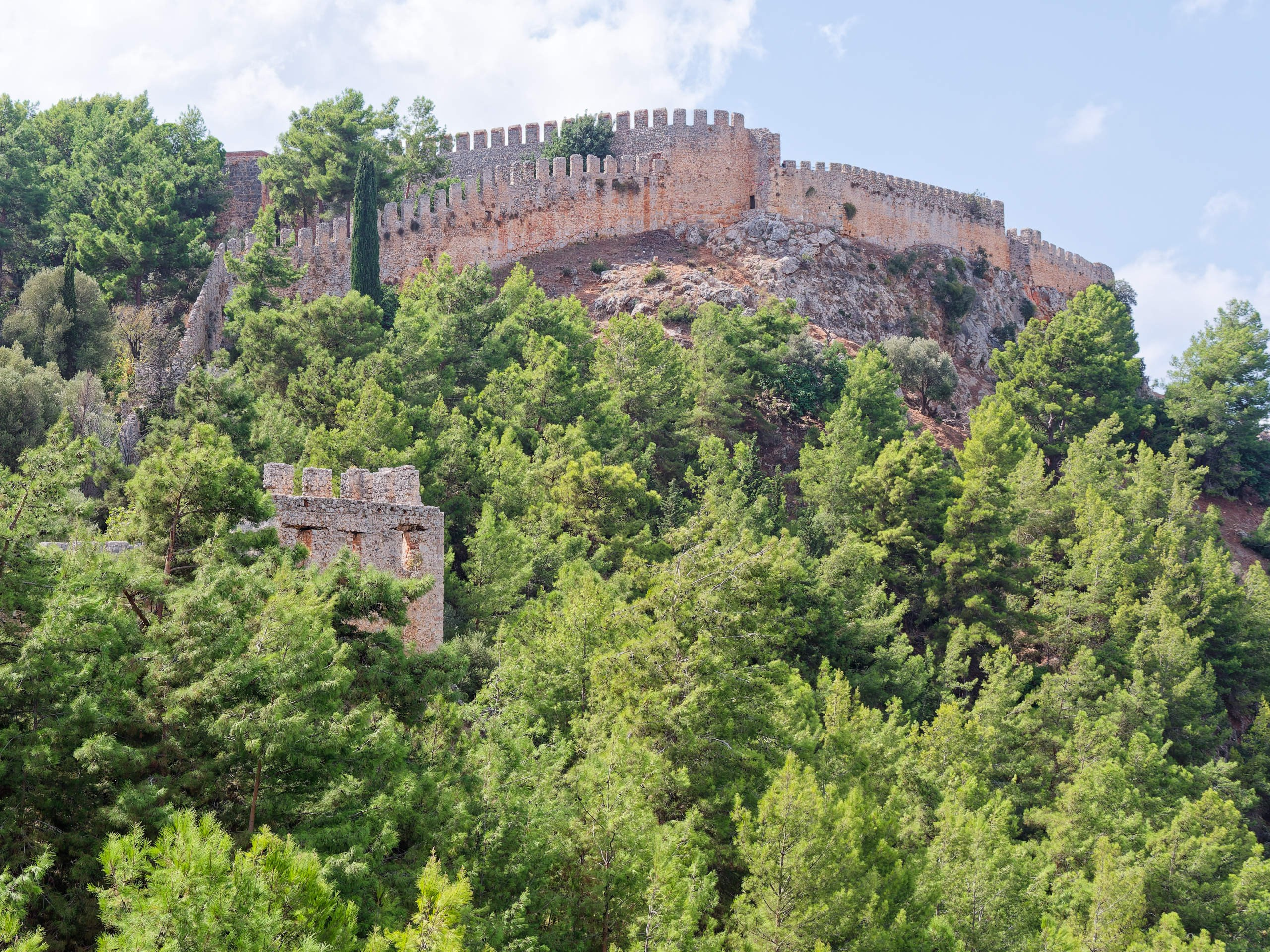 Алания 2025, крепость Alanya Kalesi. Избранные фотографии