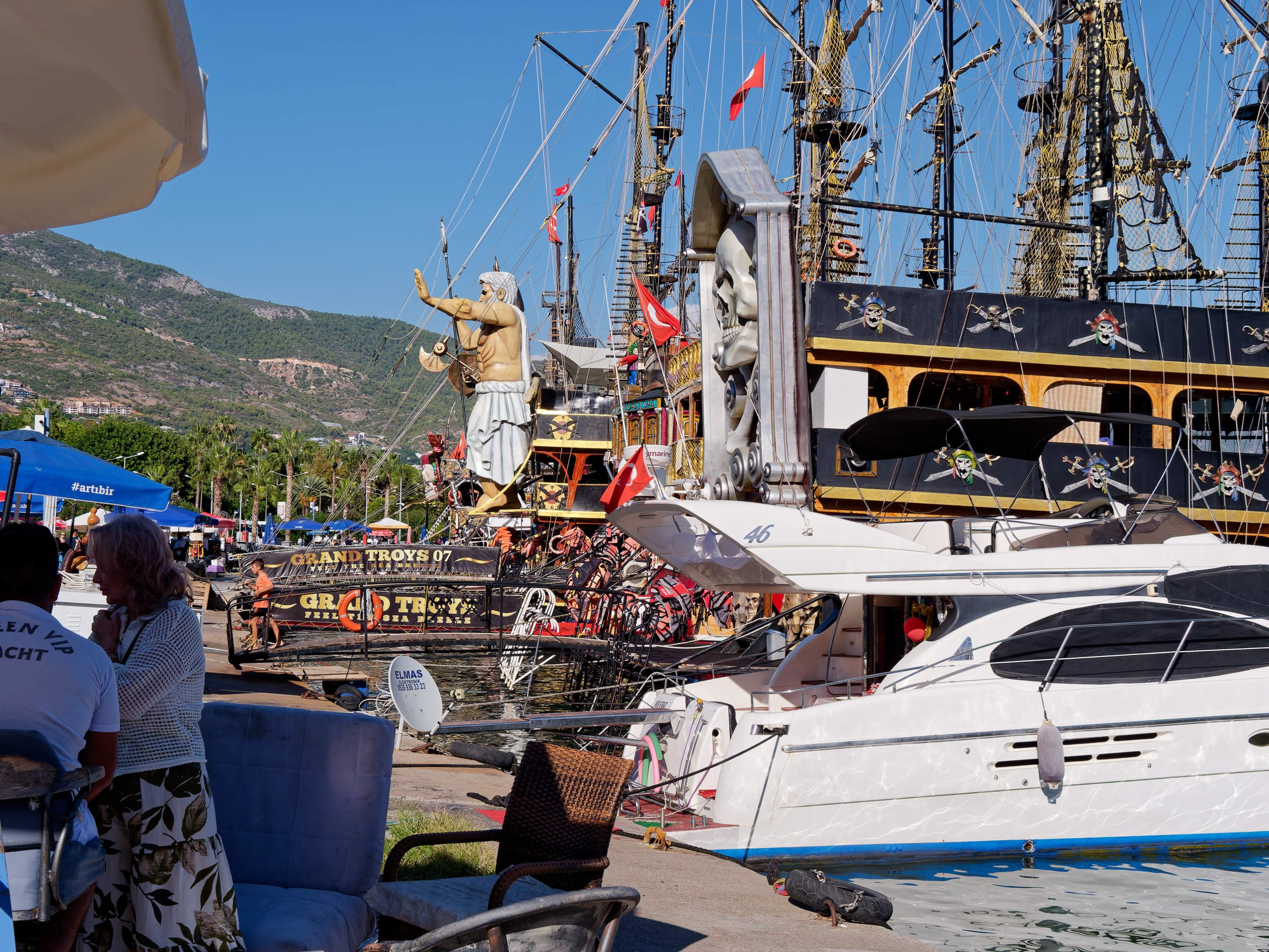 Алания 2025, порт и парк. Избранные фотографии