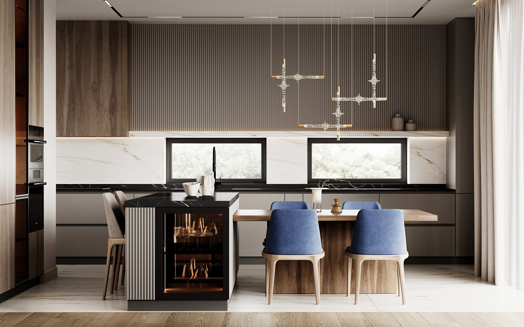 House 220 sq m. Профессиональный дизайнер интерьера