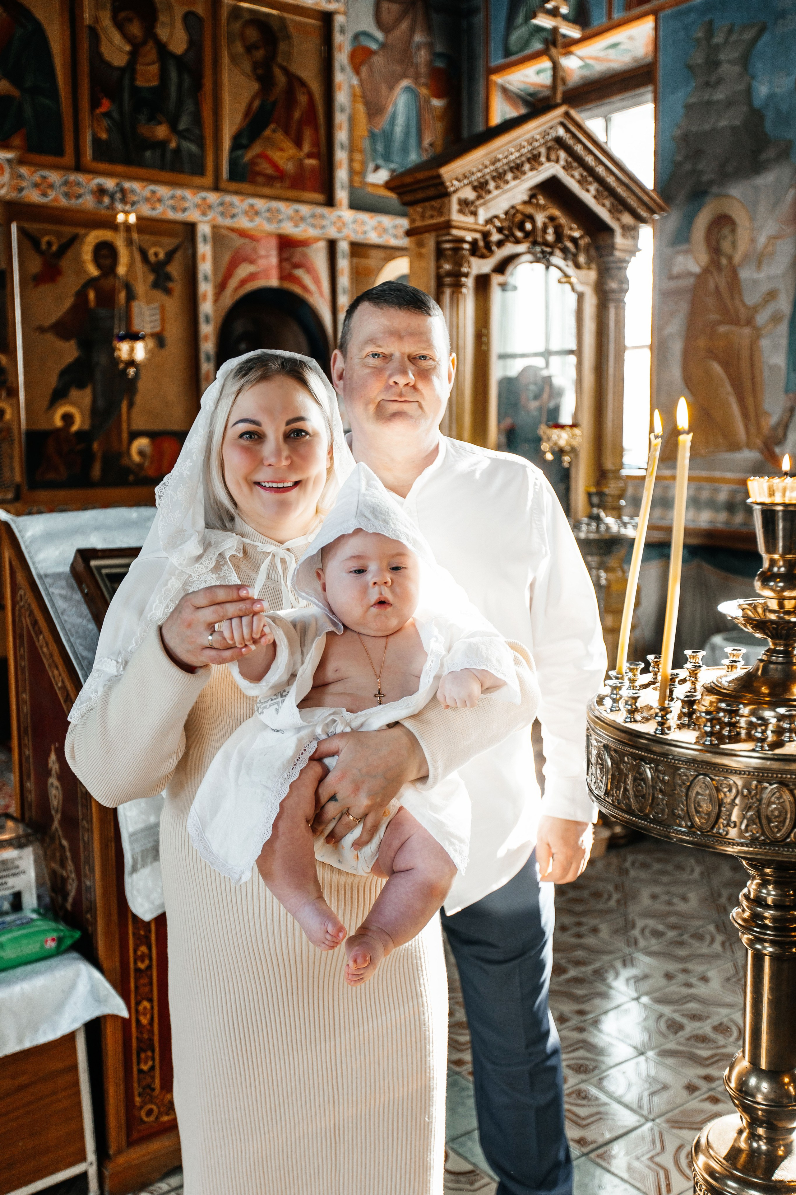 Крещение. Колесникова Татьяна. Фотограф новорожденных Щёлково, Москва, Королев