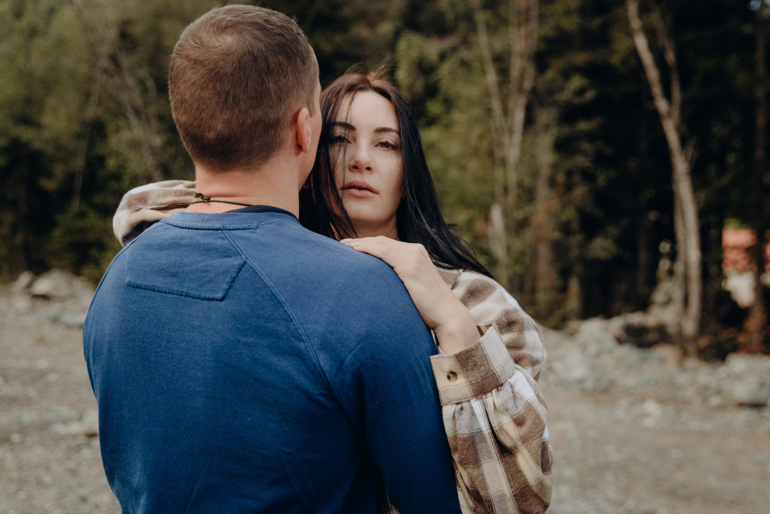 Юля с семьей, Домбай. Портфолио