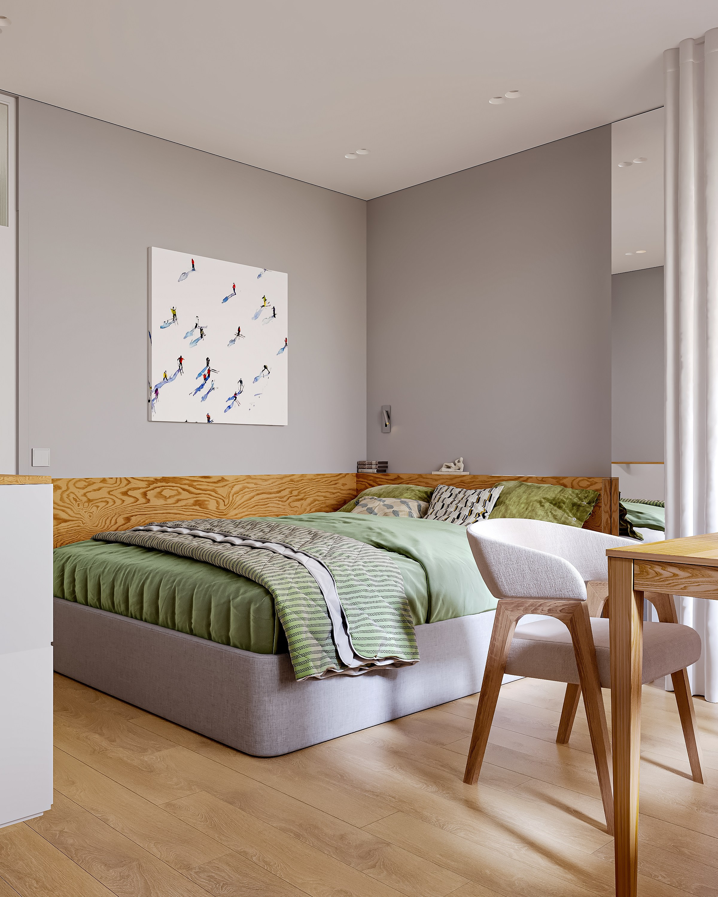 Квартира 37 м². 3Д-Визуализация Наталья Макогонова