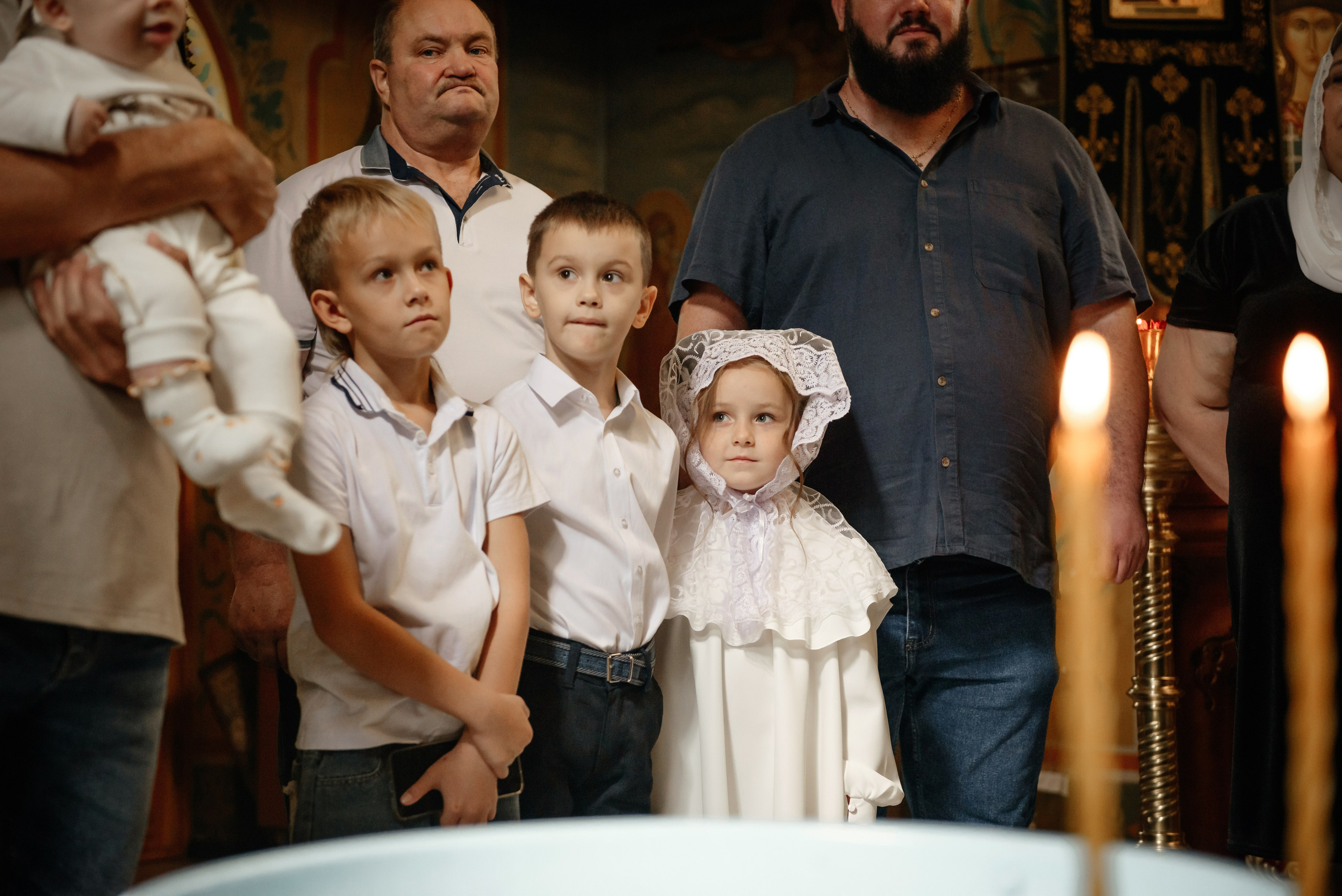 Таинство Крещения. Фотограф новорожденных в Ростове-на-Дону