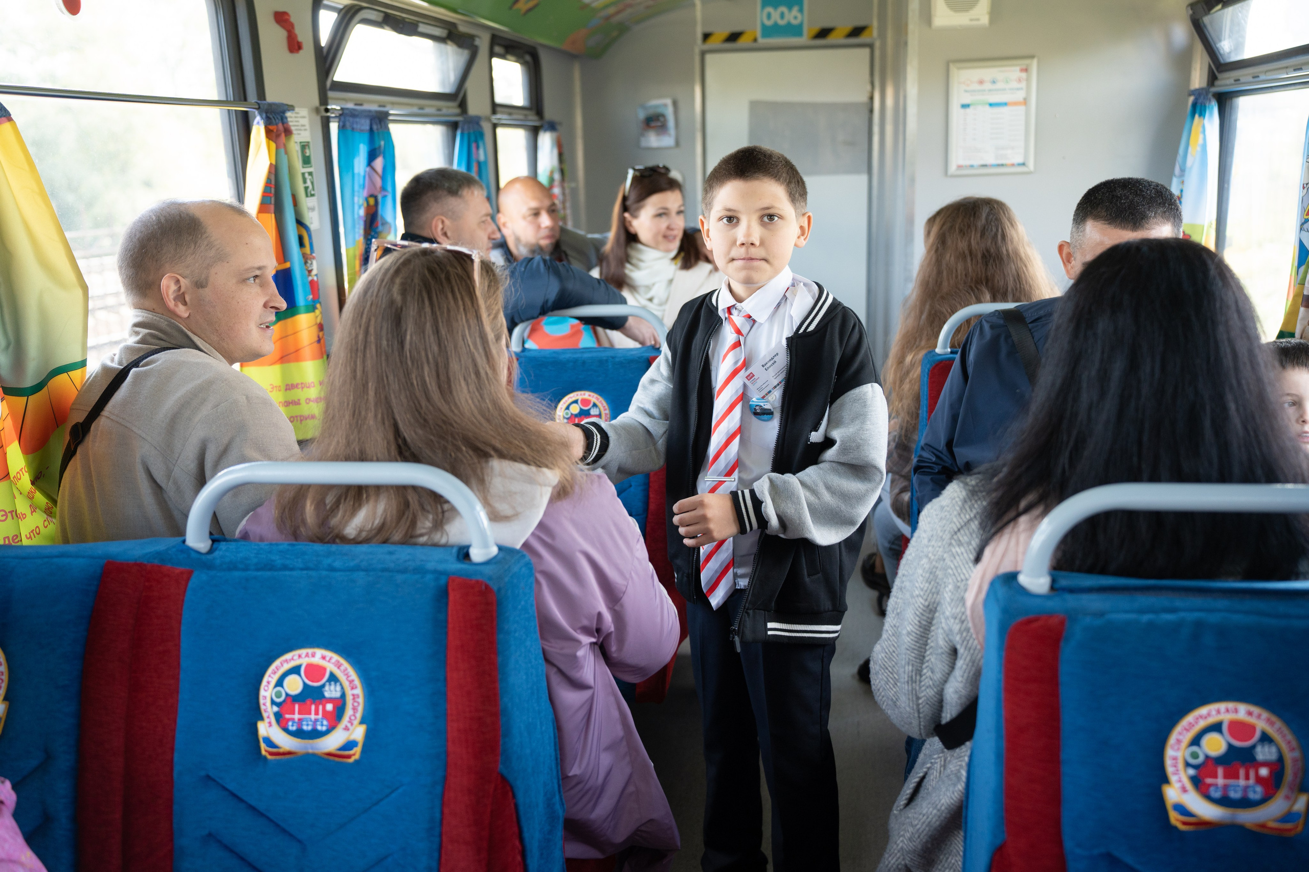 Малая Октябрьская детская железная дорога. Фотограф Мария Ковкова