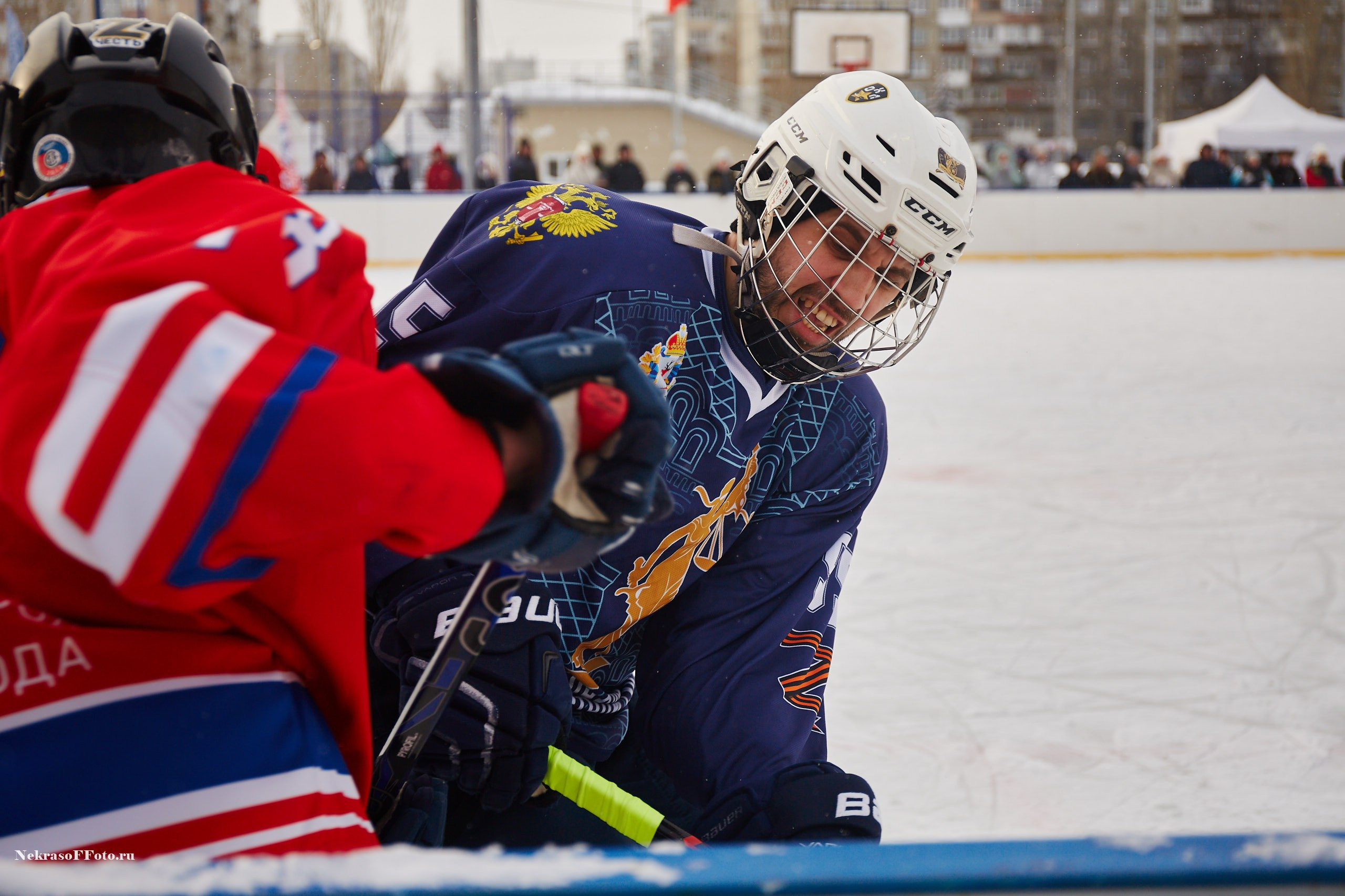 Турнир по хоккею «Русская классика» в рамках Офицерской хоккейной лиги. Спортивный фотограф Некрасов Денис