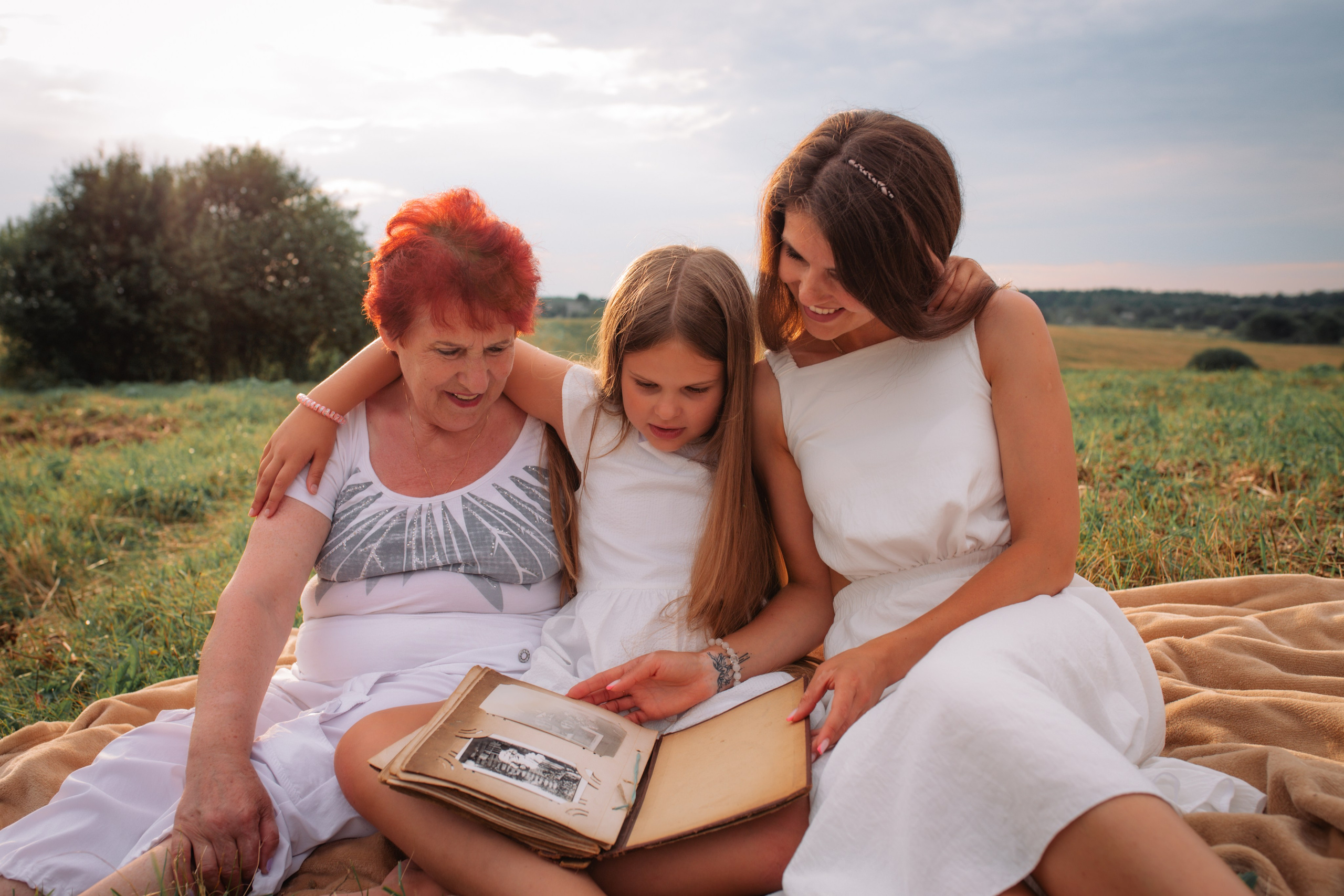 Катюша с семьёй