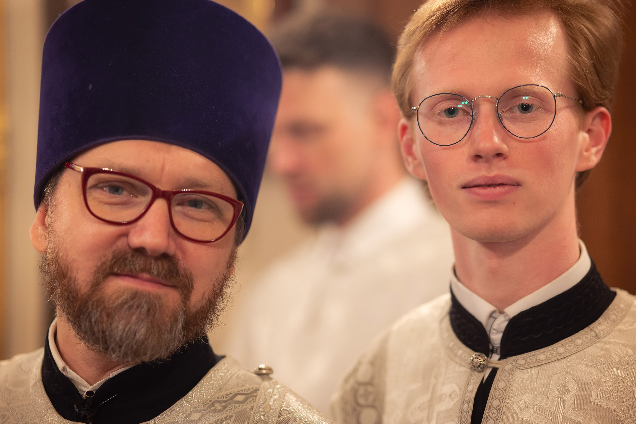 Богородский храм. Пасха. Полунощница, Божественная литургия. Антон и Татьяна Денисенко — В храме