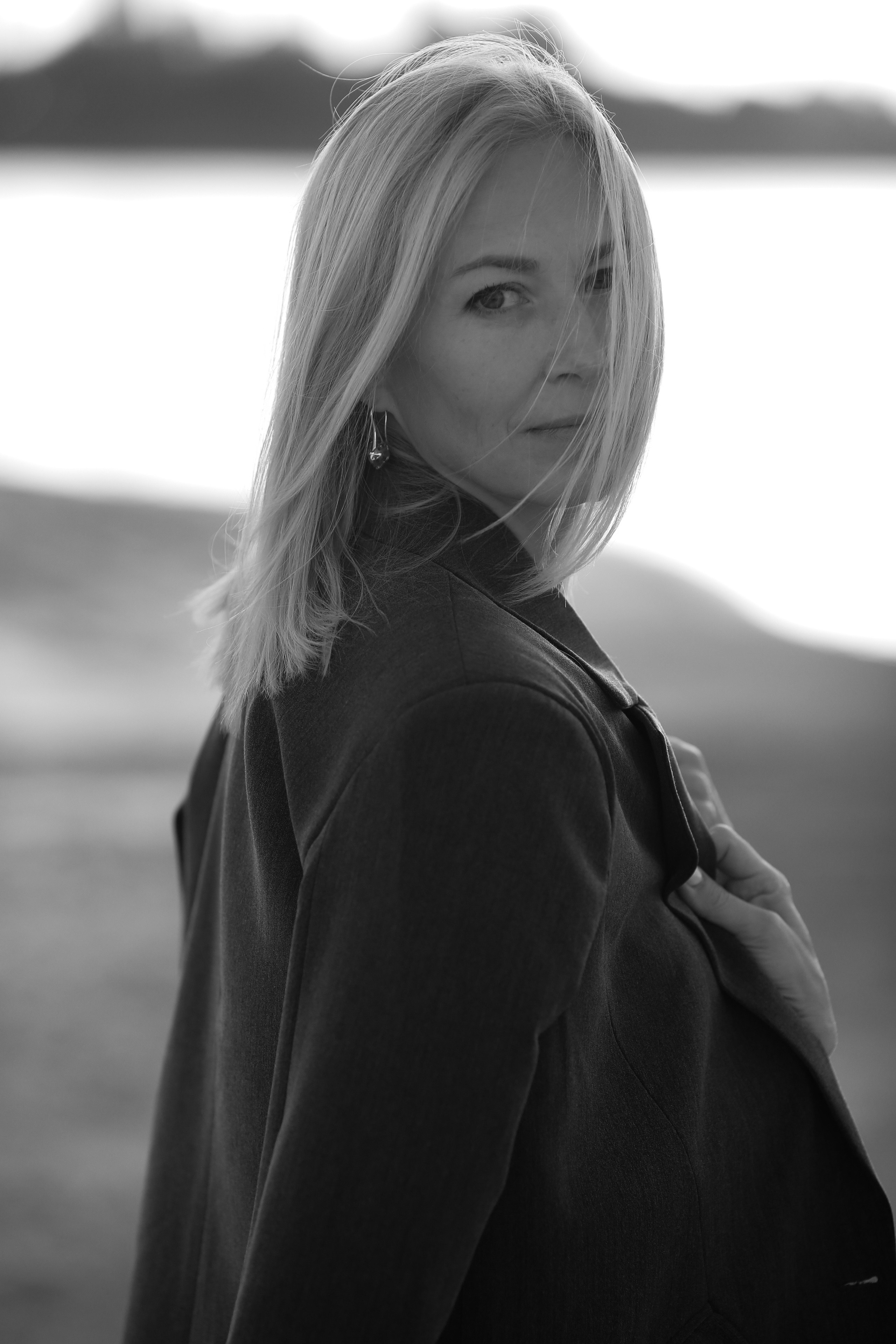 Женская фотосессия на берегу руки Кубани. Фотограф Александра Рышкова