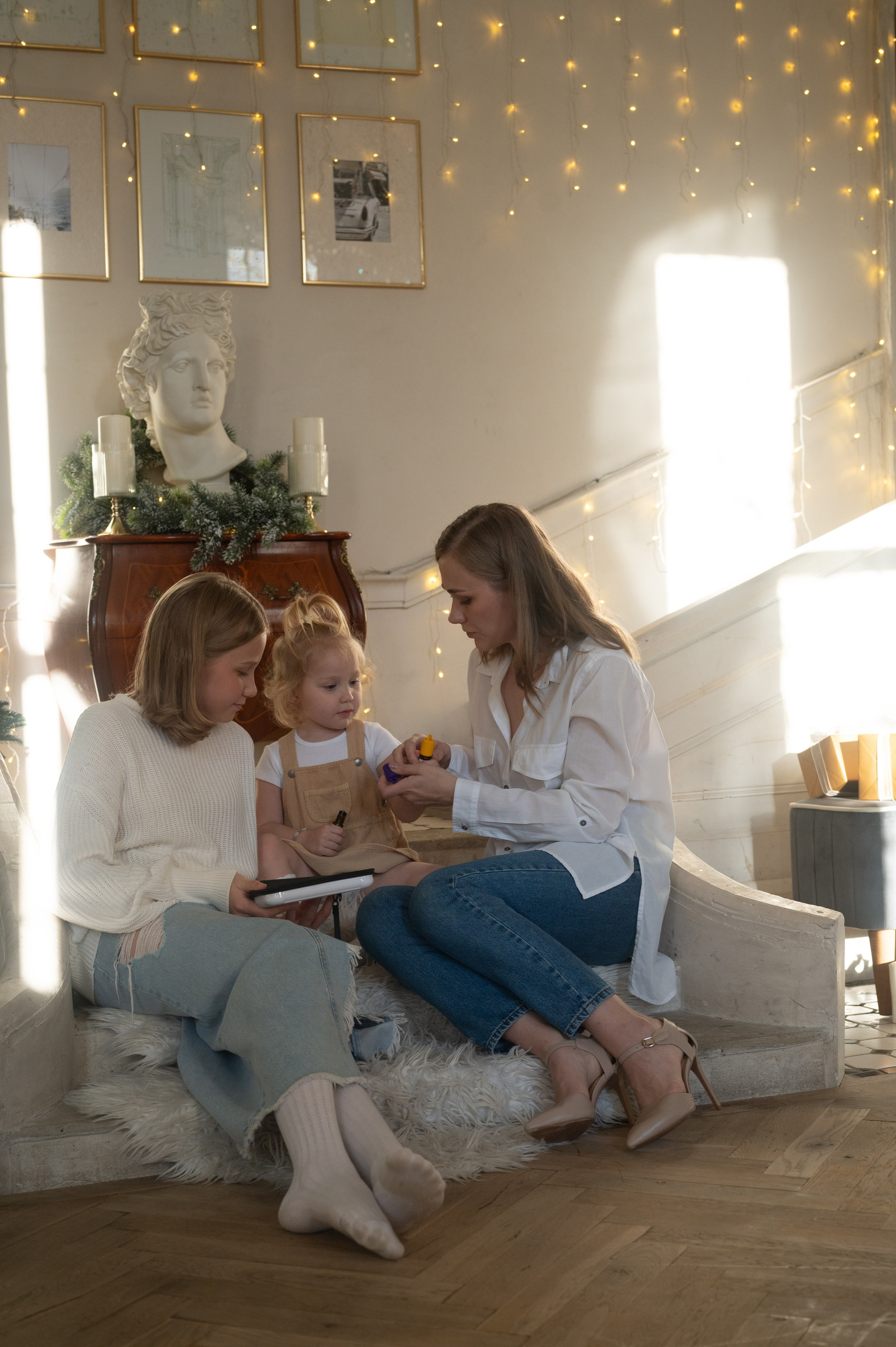 Фотостудия «Файн-арт» Новый год 2024-25. Фотограф новорожденных, семейный детский в Тюмени Татьяна Морозова