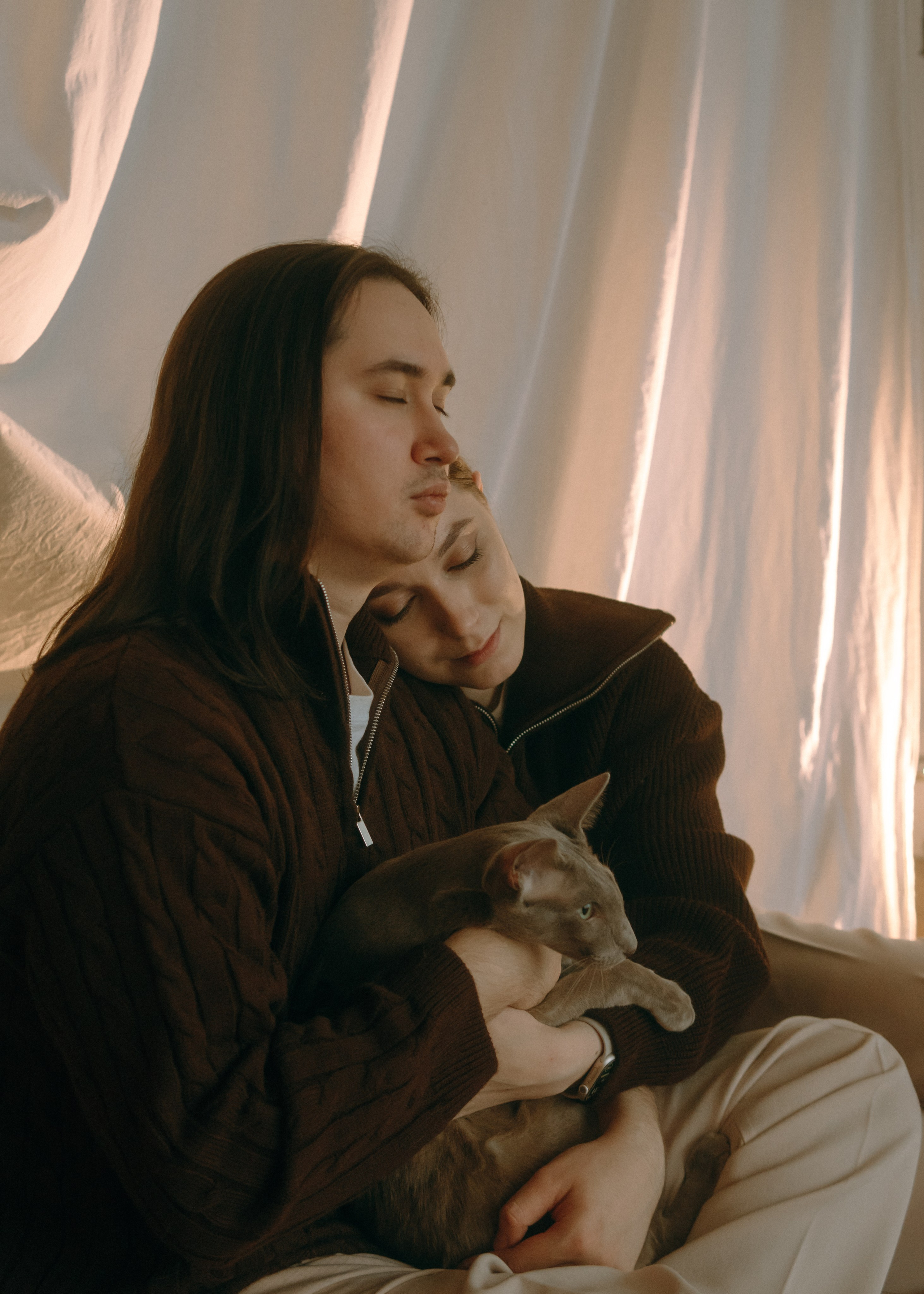 Амина, Булат и Орион. Фотограф-анималист Ксения Воробьева, Москва