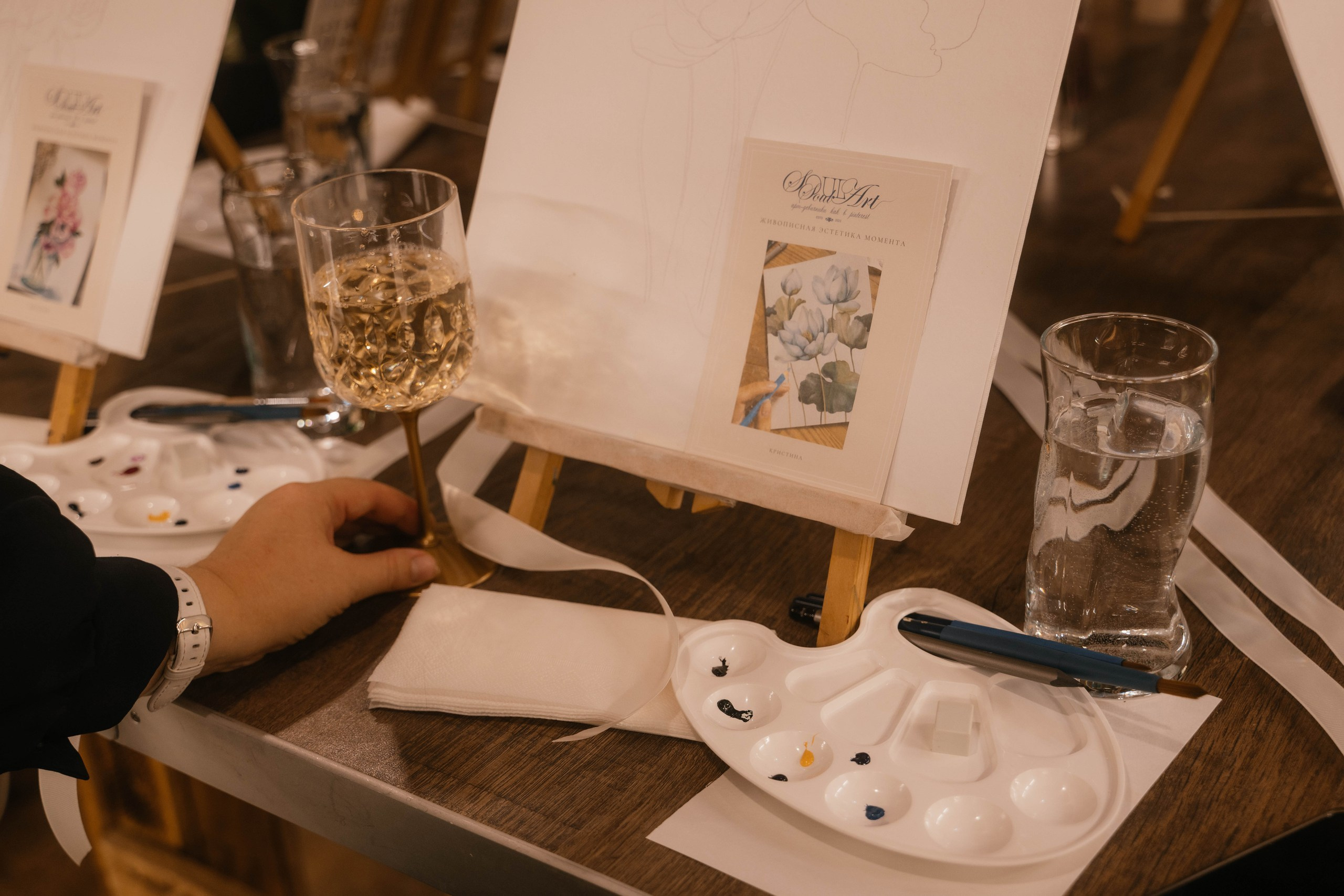 Мастер-класс по рисованию на день рождения. Свадебный, семейный фотограф в Рязани Лена Брант