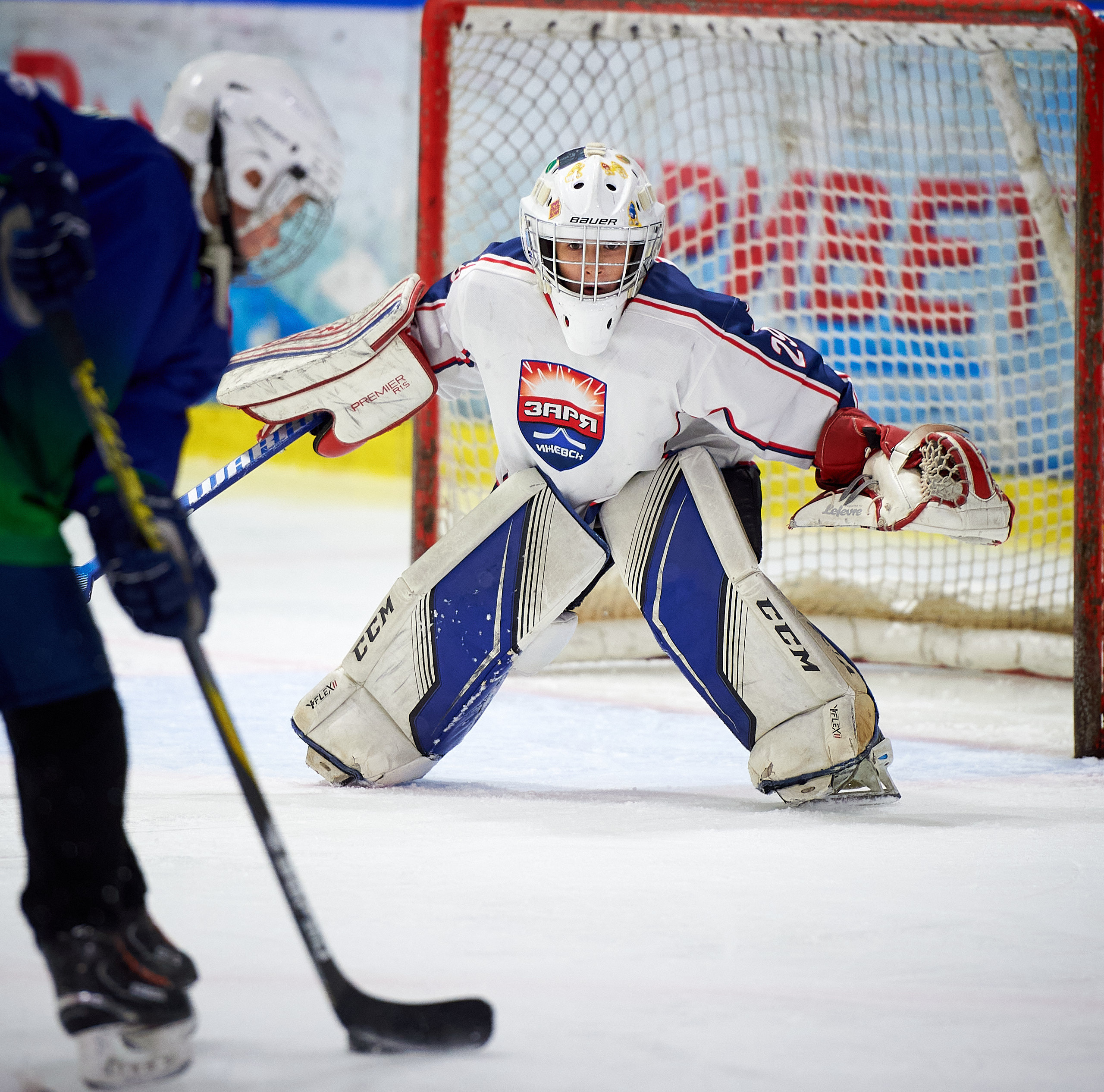 Хоккей. Фрагменты съемки для ХК Заря-2013. Спортивный репортажный фотограф в Ижевске Сергей Мерзляков