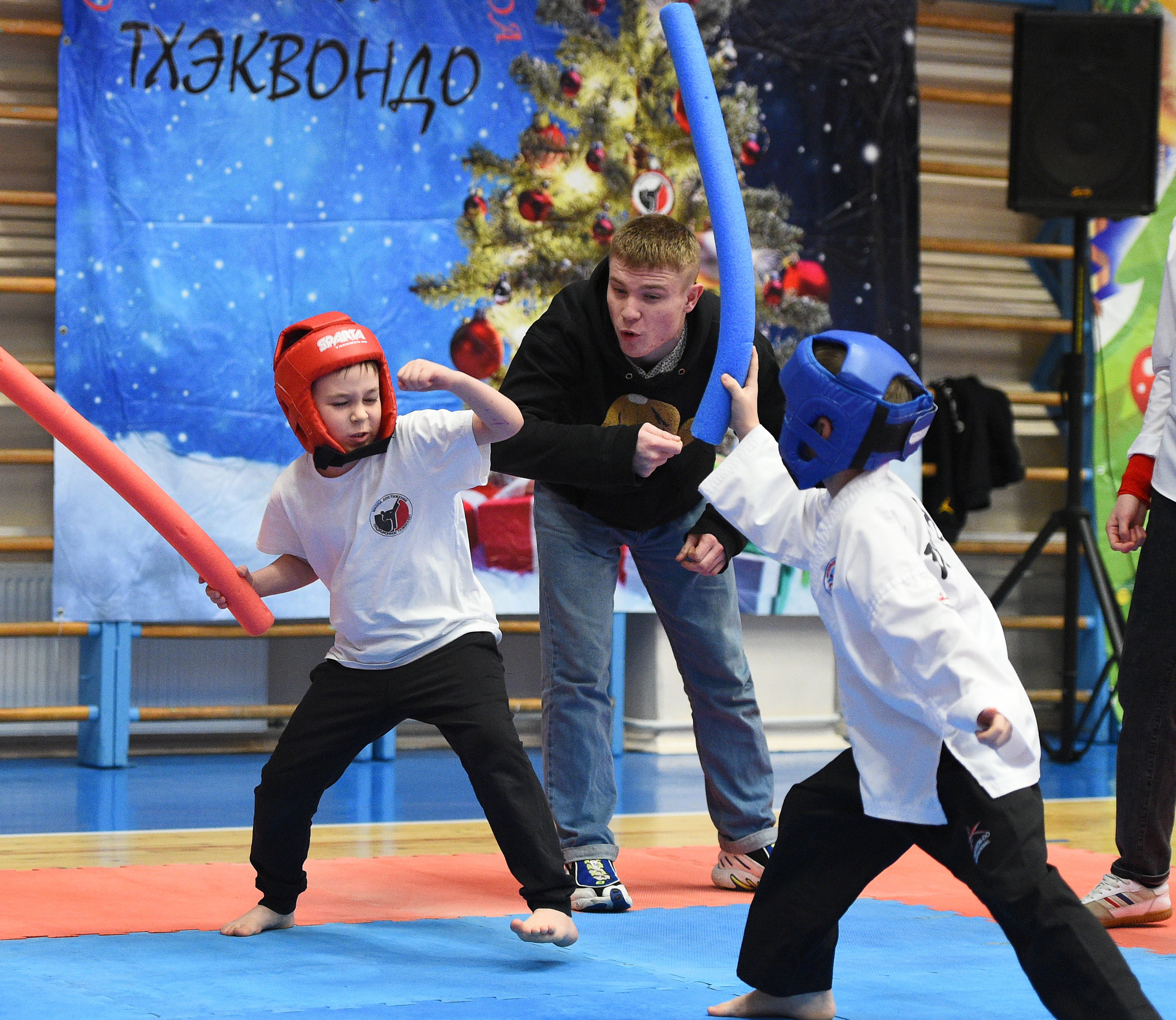Тхэквондо. Новогодний турнир 2023. Спортивный репортажный фотограф в Ижевске Сергей Мерзляков