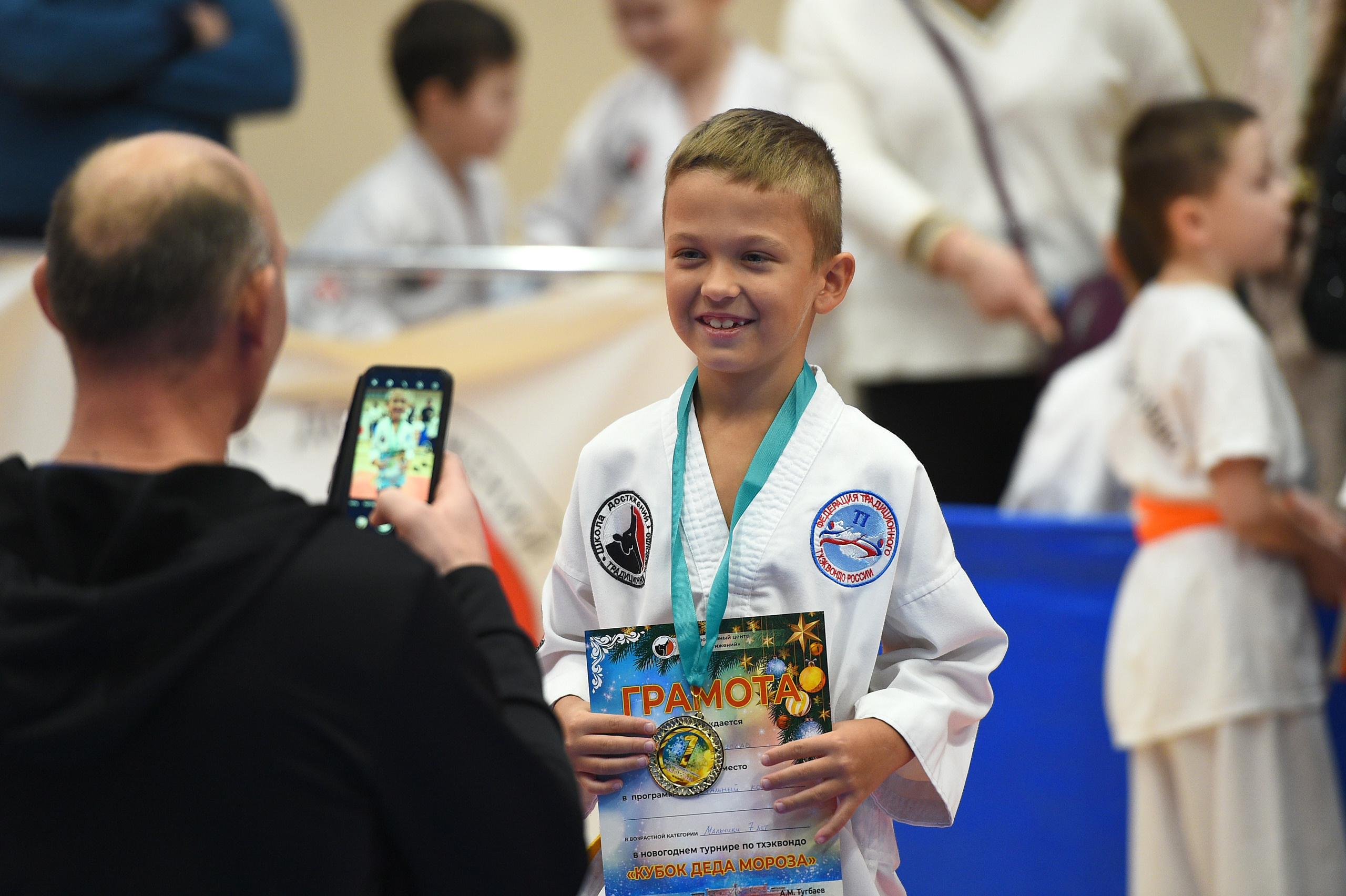 Тхэквондо. Новогодний турнир 2023. Спортивный репортажный фотограф в Ижевске Сергей Мерзляков