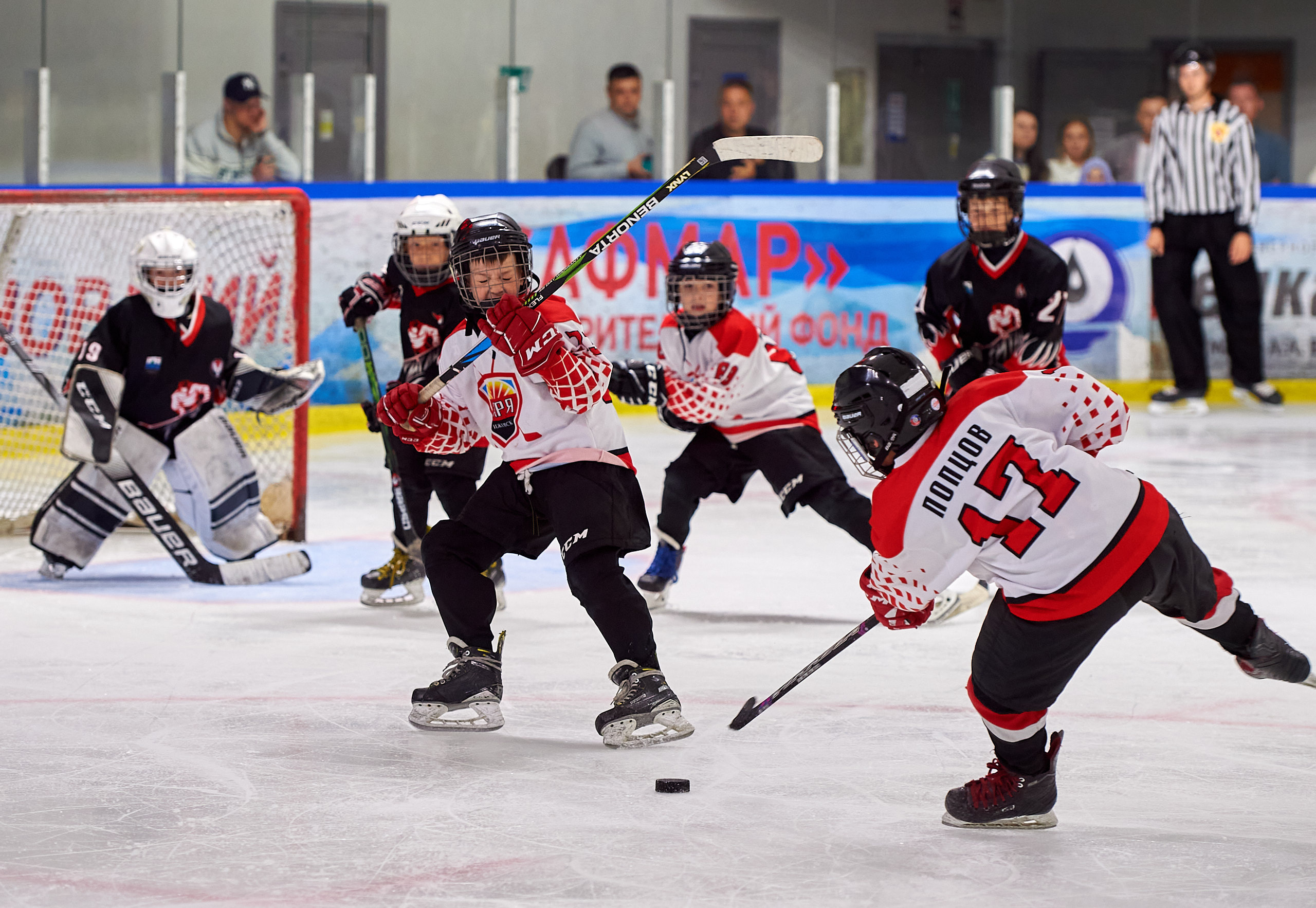 Хоккей. Фрагменты съемки для ХК Заря-2014. Спортивный репортажный фотограф в Ижевске Сергей Мерзляков