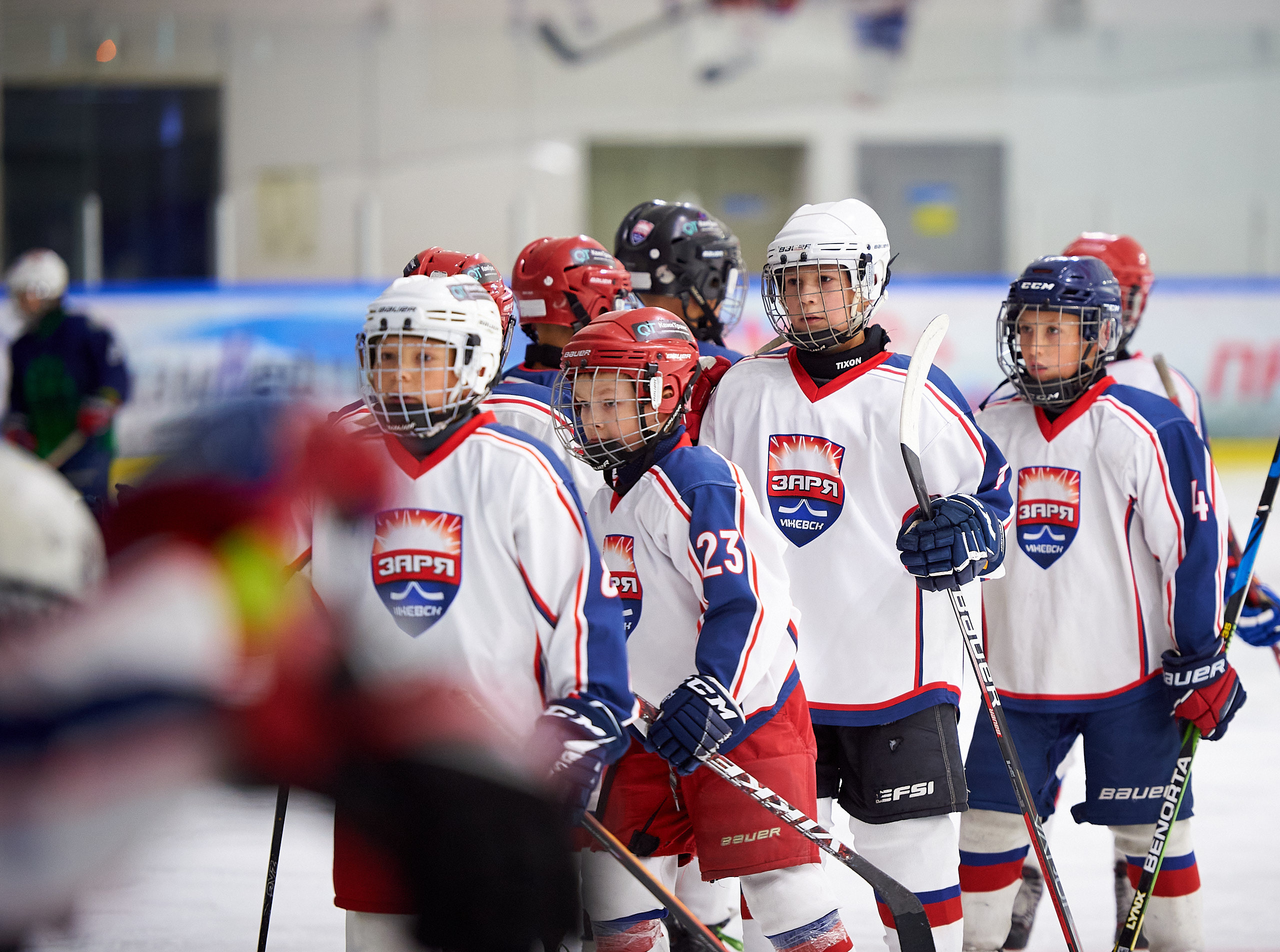 Хоккей. Фрагменты съемки для ХК Заря-2013. Спортивный репортажный фотограф в Ижевске Сергей Мерзляков