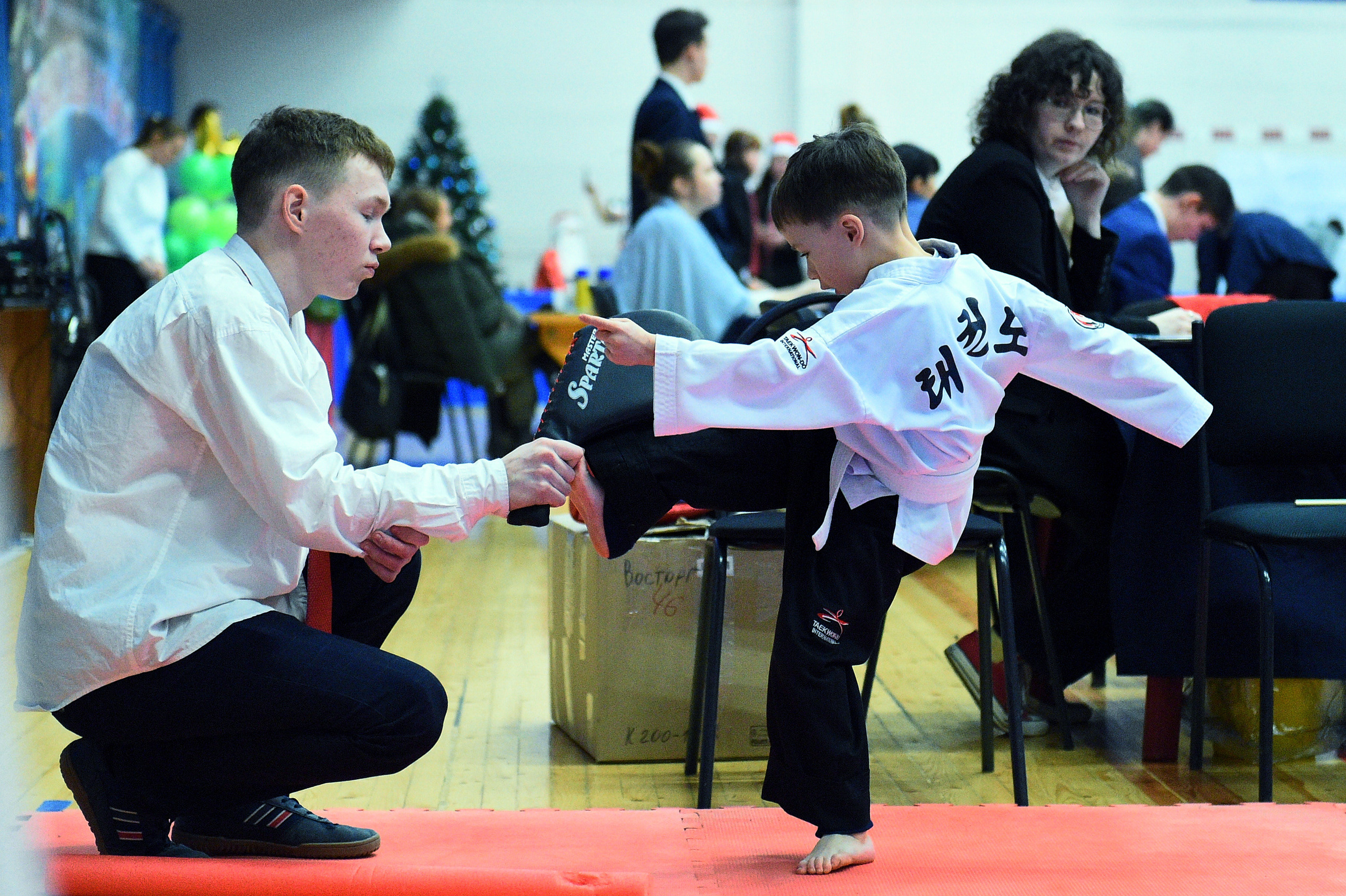 Тхэквондо. Новогодний турнир 2023. Спортивный репортажный фотограф в Ижевске Сергей Мерзляков