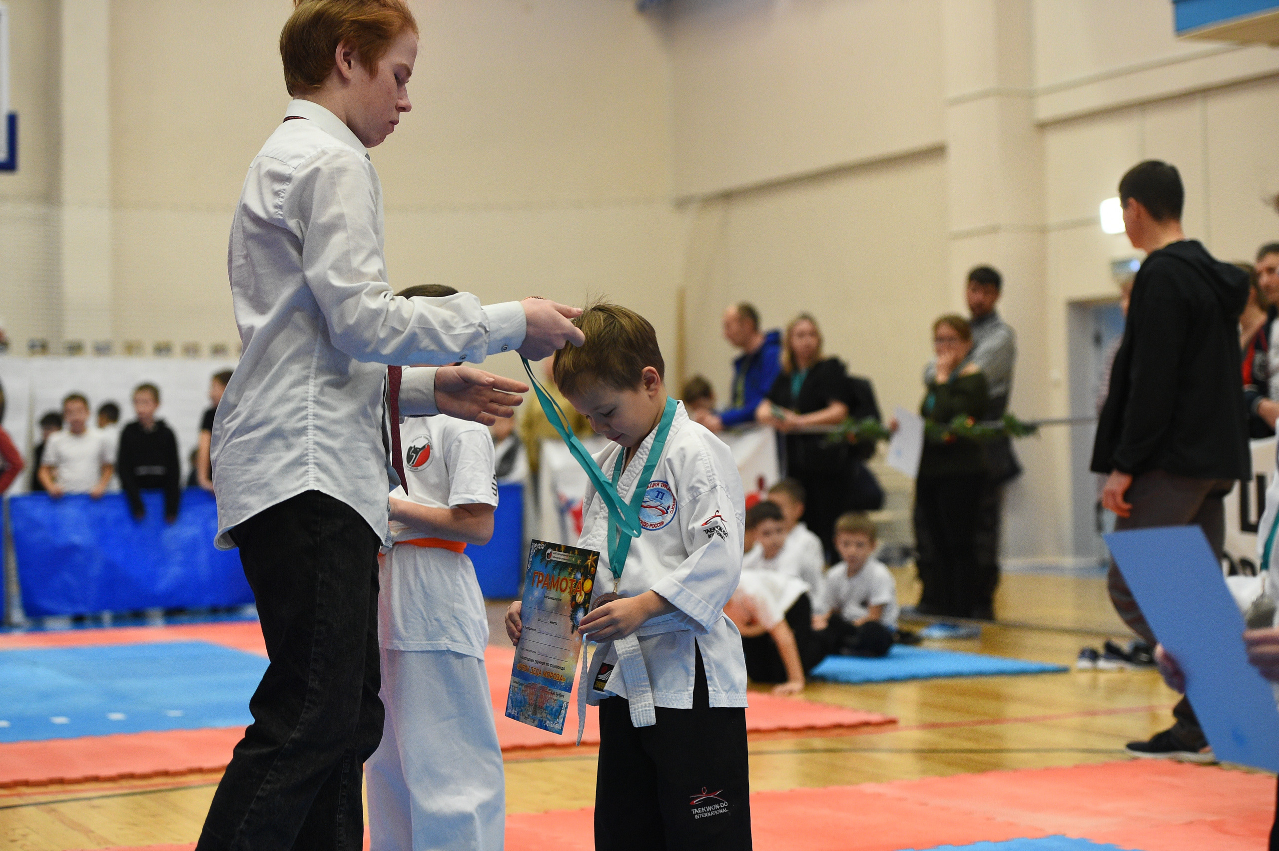 Тхэквондо. Новогодний турнир 2023. Спортивный репортажный фотограф в Ижевске Сергей Мерзляков